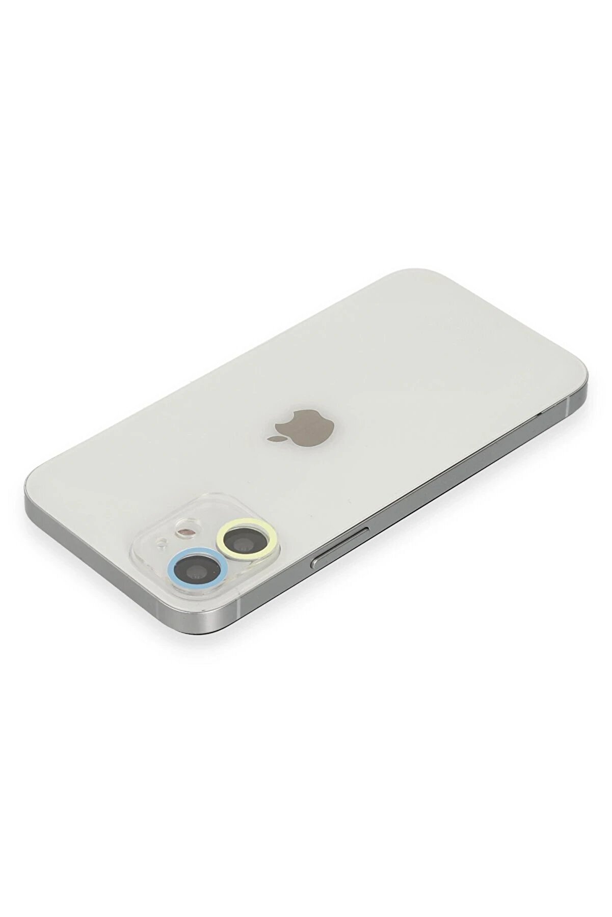 İphone 11 Renkli̇ Kamera Lens Koruma Cam - Sarı-Mavi̇ - Dropx8766-5514