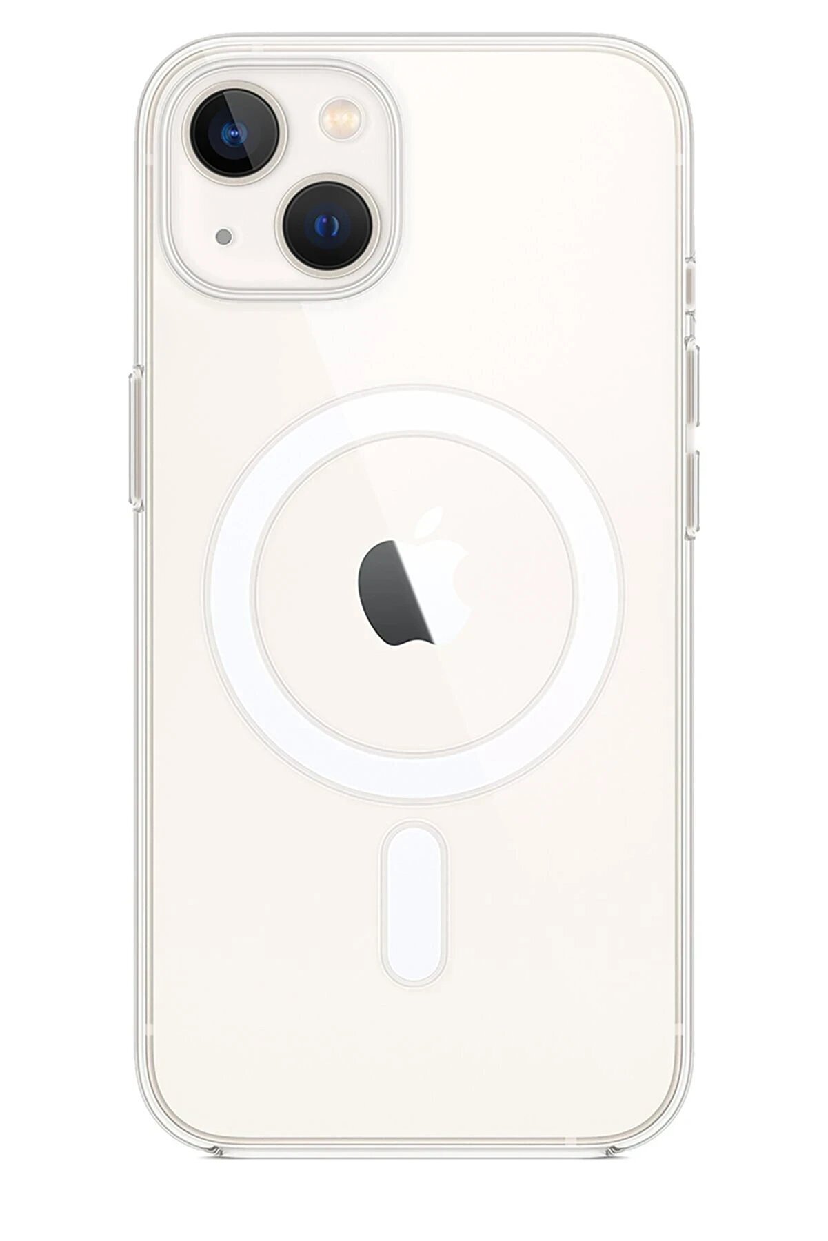 İphone 15 Plus Kılıf Pc Real Magsafe Kapak - Şeffaf - Dropx9839-8721