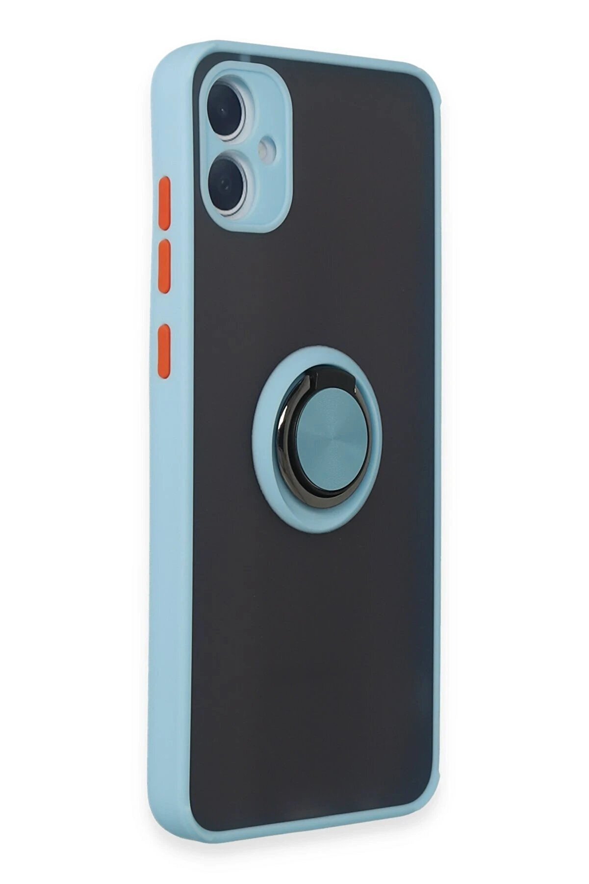 Samsung Galaxy A05 Kılıf Montreal Y&uuml;z&uuml;kl&uuml; Si̇li̇kon Kapak - Buz Mavi̇ - Dropx3211-9561