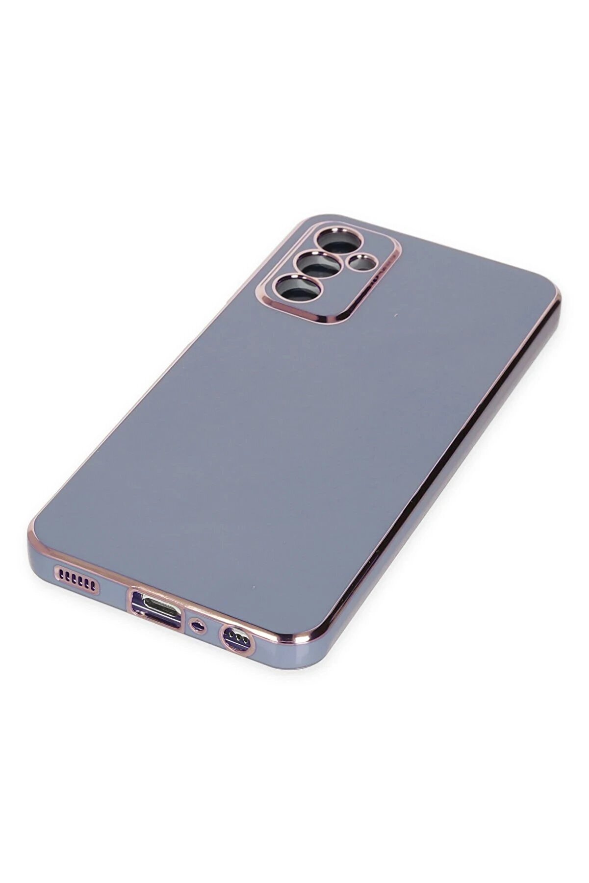 Samsung Galaxy M23 Kılıf Volet Si̇li̇kon - Mavi̇ - Dropx6062-2413