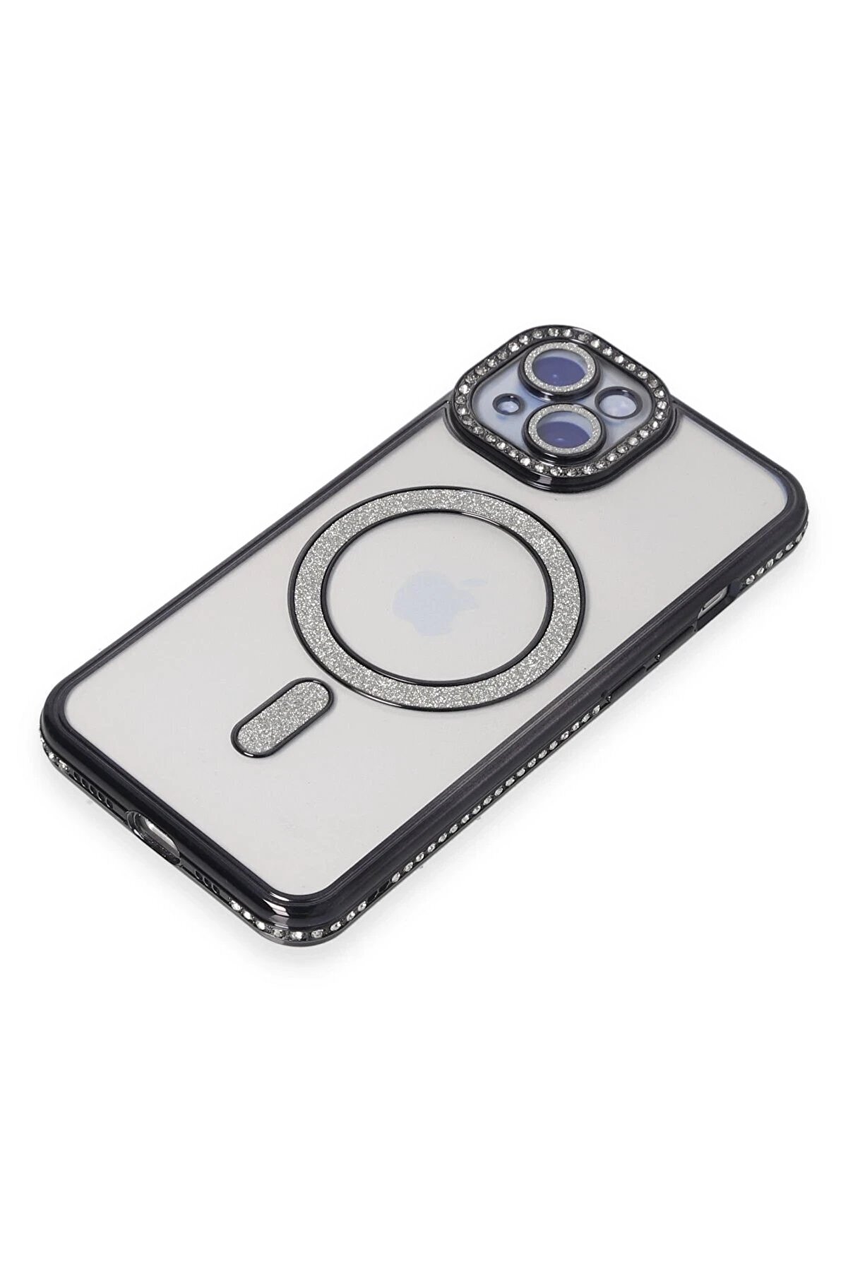 İphone 15 Kılıf Joke Si̇mli̇ Magneti̇csafe Kılıf - Si̇yah - Dropx5740-4032