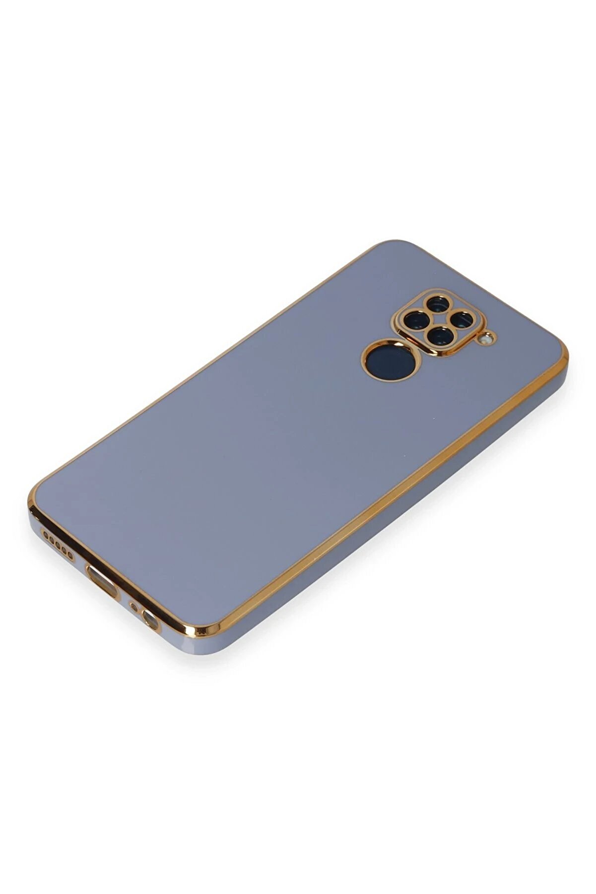 Xi̇aomi̇ Redmi̇ Note 9 Kılıf Volet Si̇li̇kon - Mavi̇ - Dropx2173-8910