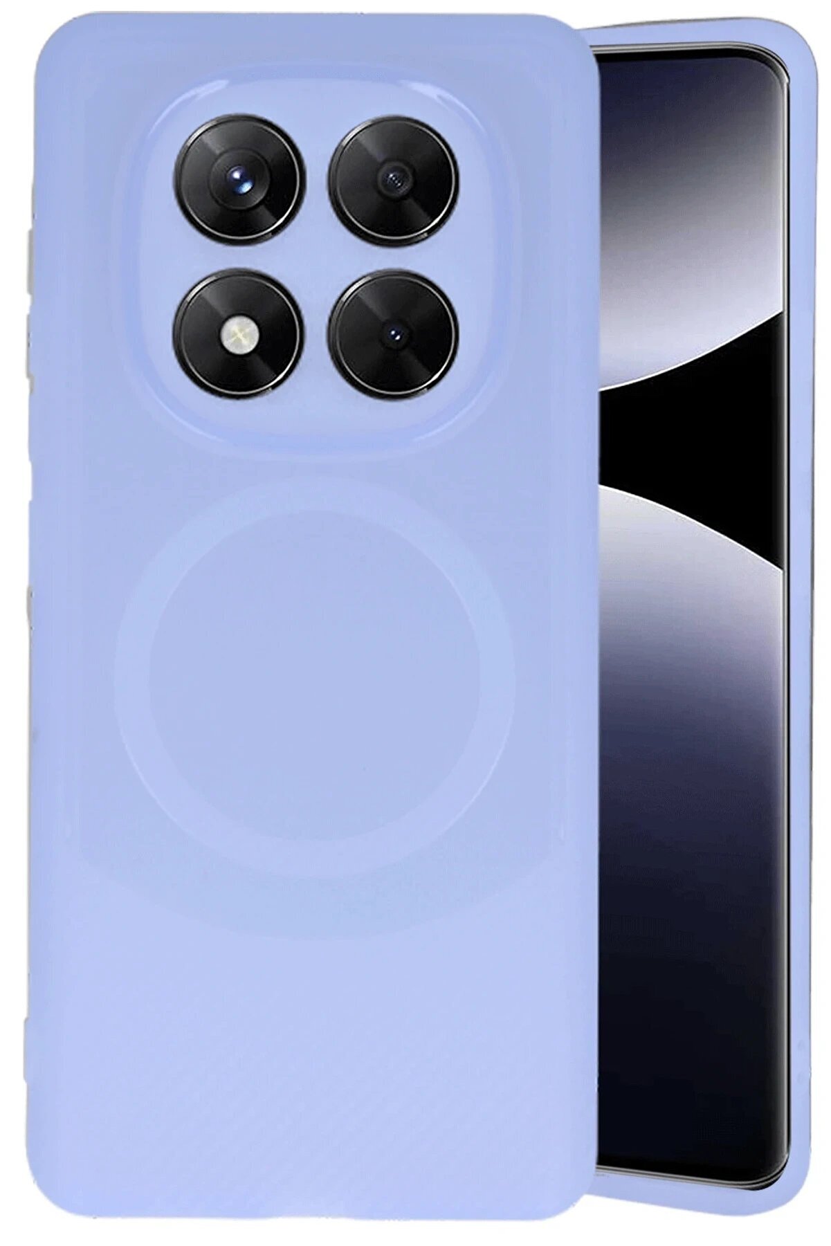 Xi̇aomi̇ Redmi̇ Note 14 Pro 4G Kılıf Maya Karbon Kapak - Li̇la - Dropx5954-7210