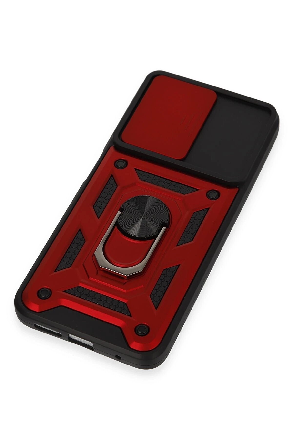 Xi̇aomi̇ Redmi̇ Note 12S Kılıf Pars Lens Yüzüklü Si̇li̇kon - Kırmızı - Dropx7074-3123