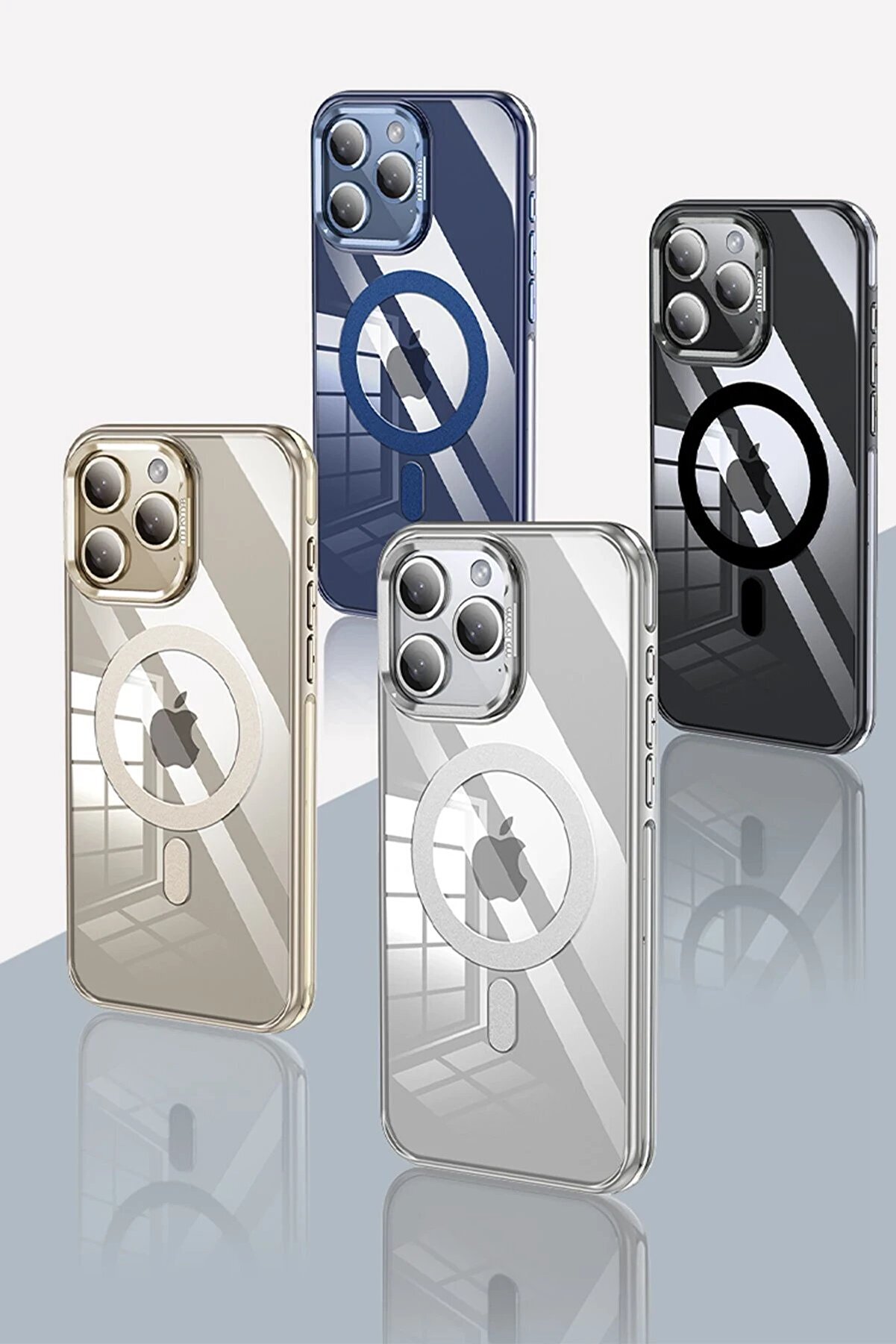 İphone 14 Pro Drop Magsafe Kapak - Deri̇n Mor - Dropx8794-6903