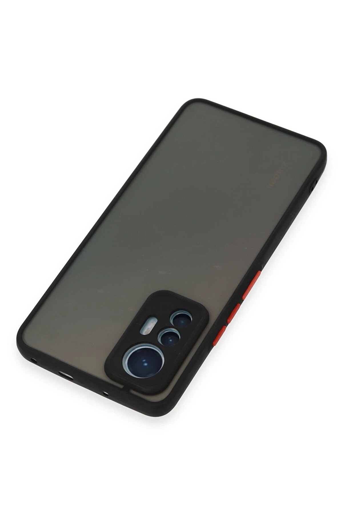 Xi̇aomi̇ Mi̇ 12 Li̇te Kılıf Montreal Si̇li̇kon Kapak - Si̇yah - Dropx8262-3527