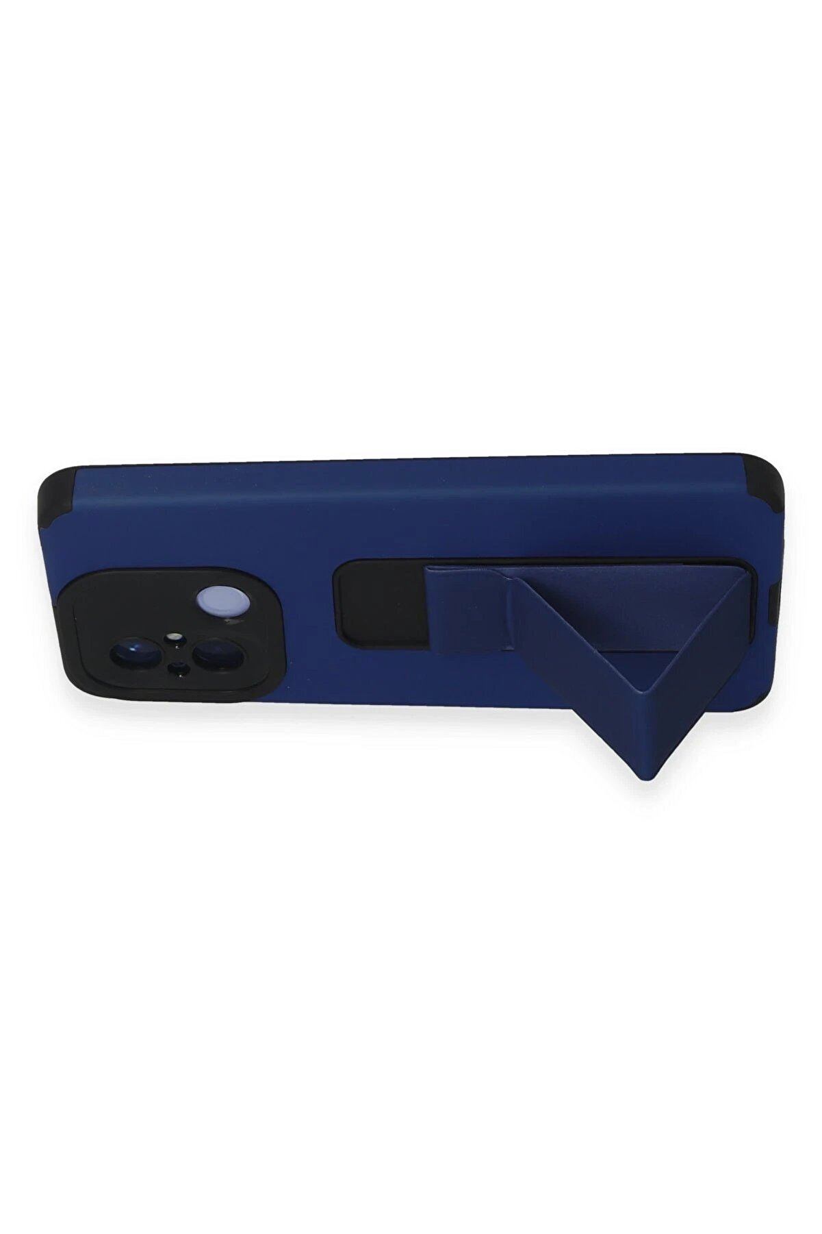 Xi̇aomi̇ Redmi̇ 12C Kılıf Mega Standlı Si̇li̇kon - Mavi̇ - Dropx8154-9226