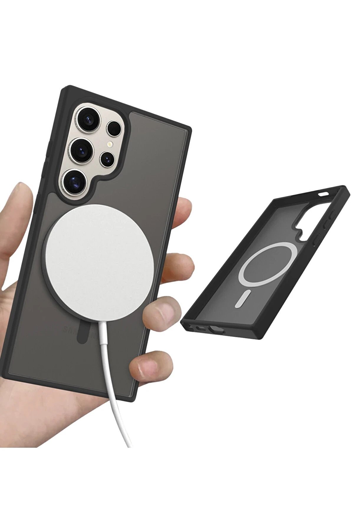 Samsung Galaxy S25 Ultra Jota Magsafe Kapak - Li̇la - Dropx4153-8657