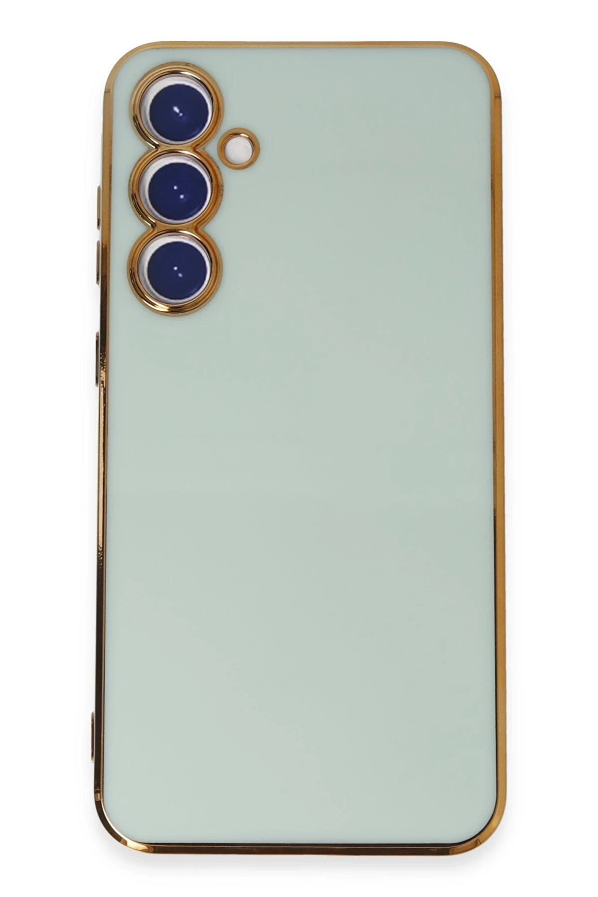 CepteToptan Samsung Galaxy S23 FE Kılıf Volet Silikon - A&ccedil;ık Yeşil - DROPX1733-5675