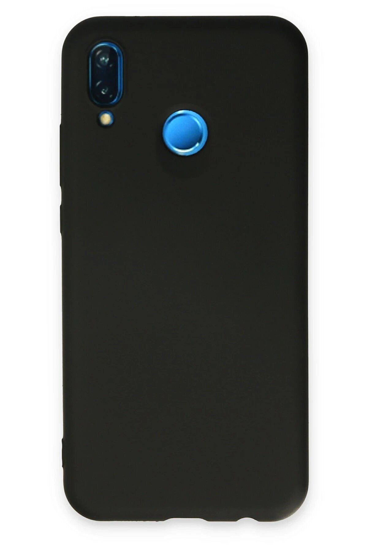 CepteToptan Huawei P20 Lite Kılıf Nano içi Kadife Silikon - Siyah - DROPX2912-4110