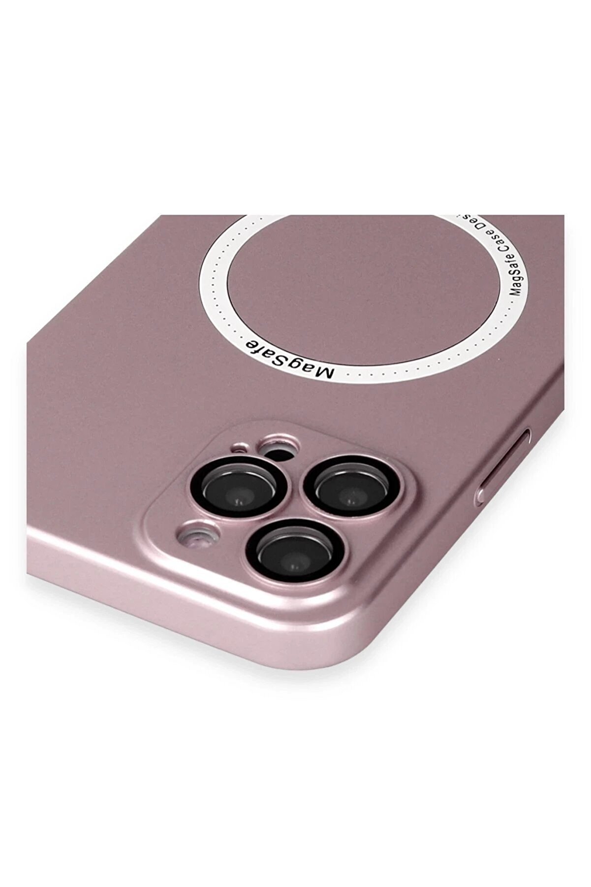 İphone 12 Pro Kılıf Jack Magneti̇csafe Lens Si̇li̇kon - Rose Gold - Dropx6422-6383