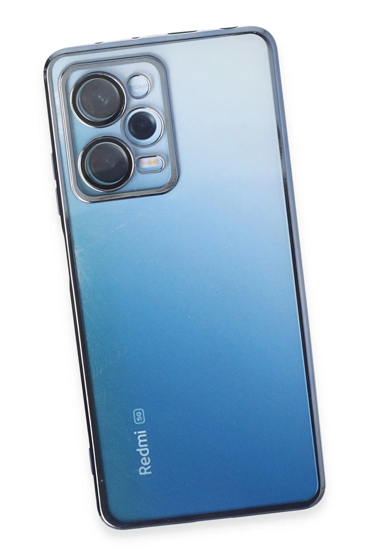 Xi̇aomi̇ Redmi̇ Note 12 Pro 5G Kılıf Lensli̇ Si̇li̇kon - Açık Mavi̇ - Dropx8198-4077
