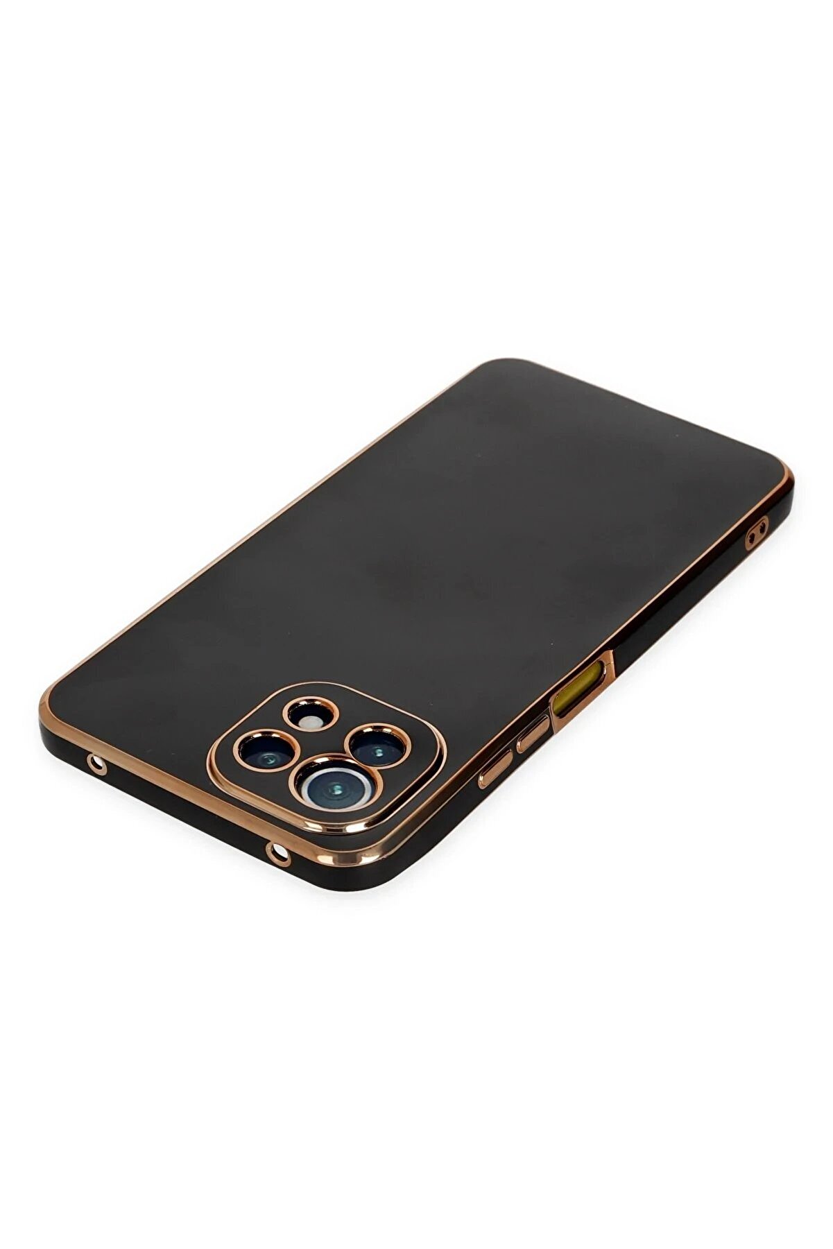 Xi̇aomi̇ Mi̇ 11 Li̇te Kılıf Volet Si̇li̇kon - Si̇yah - Dropx5504-8372