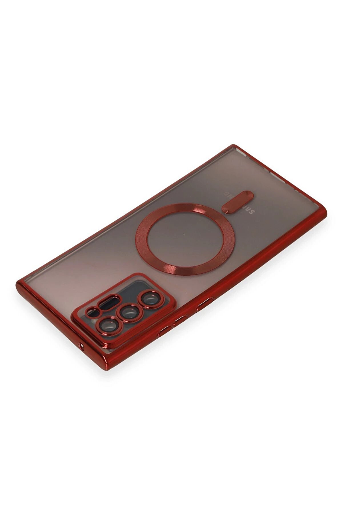 Samsung Galaxy Note 20 Ultra Kılıf Kross Magneti̇csafe Kapak - Kırmızı - Dropx8750-7500