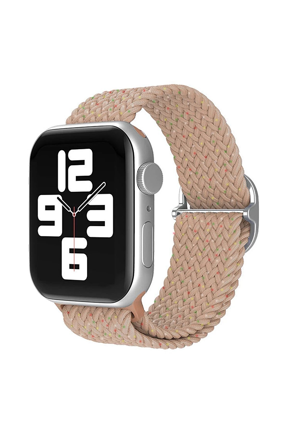 CepteToptan Apple Watch 42mm Star Kordon - Benekli Pudra - DROPX7674-1686