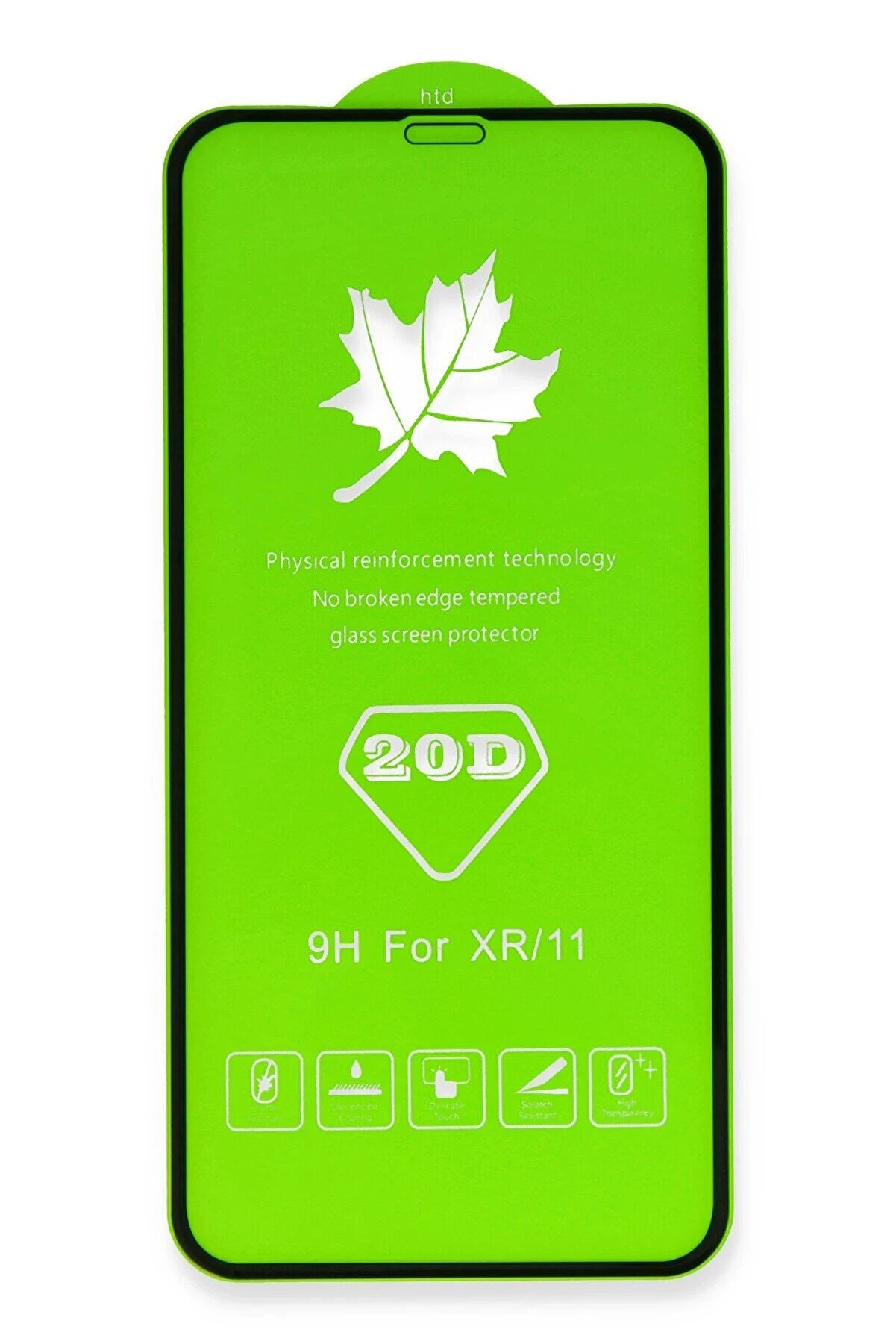 İphone 6 Plus 20D Premi̇um Cam Ekran Koruyucu - Beyaz - Dropx4983-3077