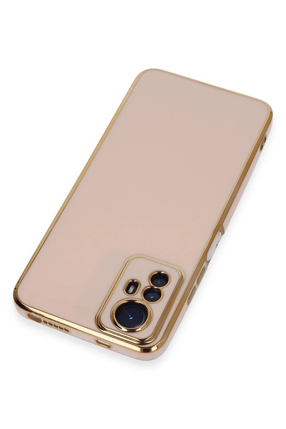 Xi̇aomi̇ Redmi̇ Note 12S Kılıf Volet Si̇li̇kon - Pembe - Dropx8168-7053