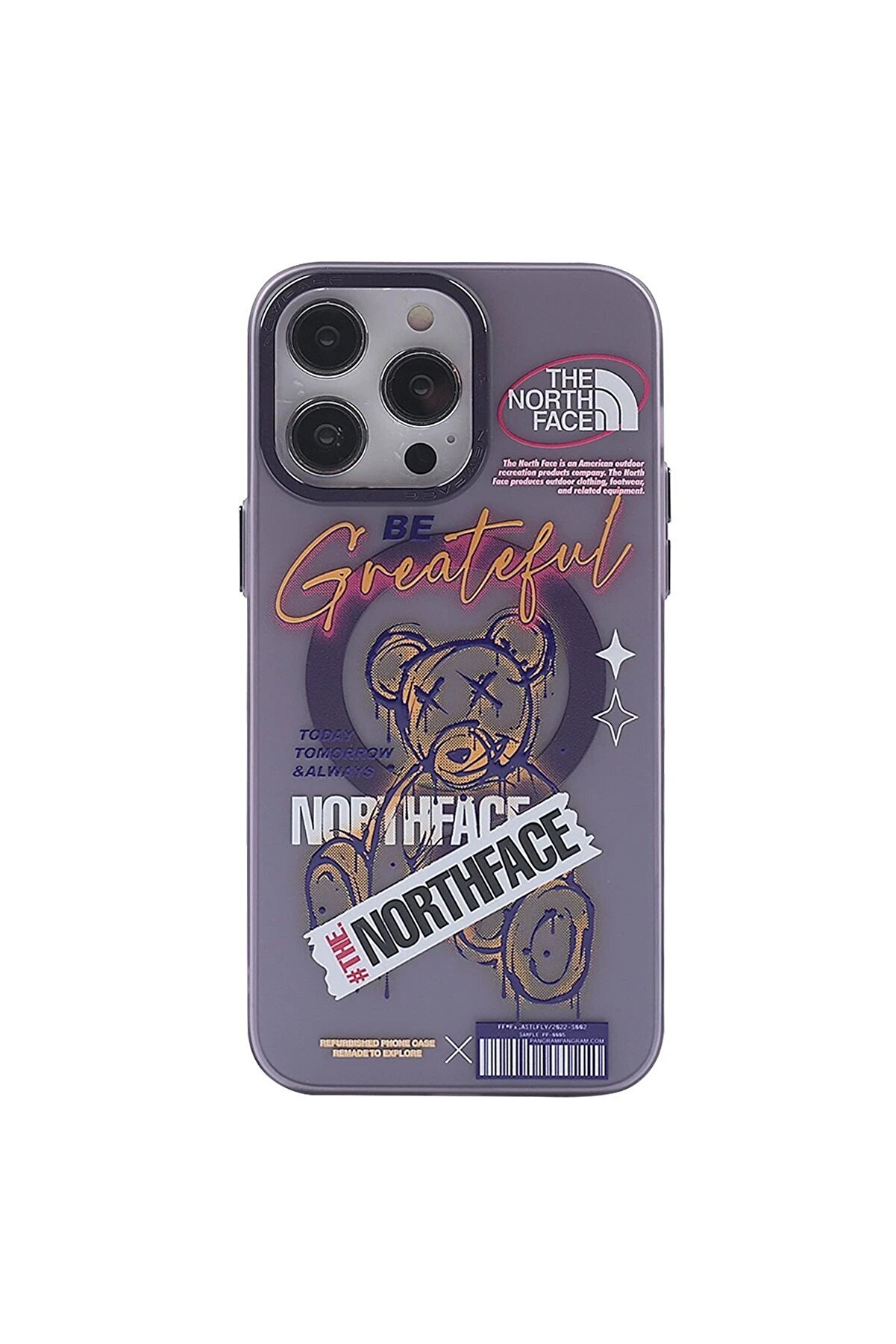 İphone 14 Pro Kılıf Apollo Magneti̇csafe Desenli̇ Kapak - Apollo Mor - 2 - Dropx6498-3988