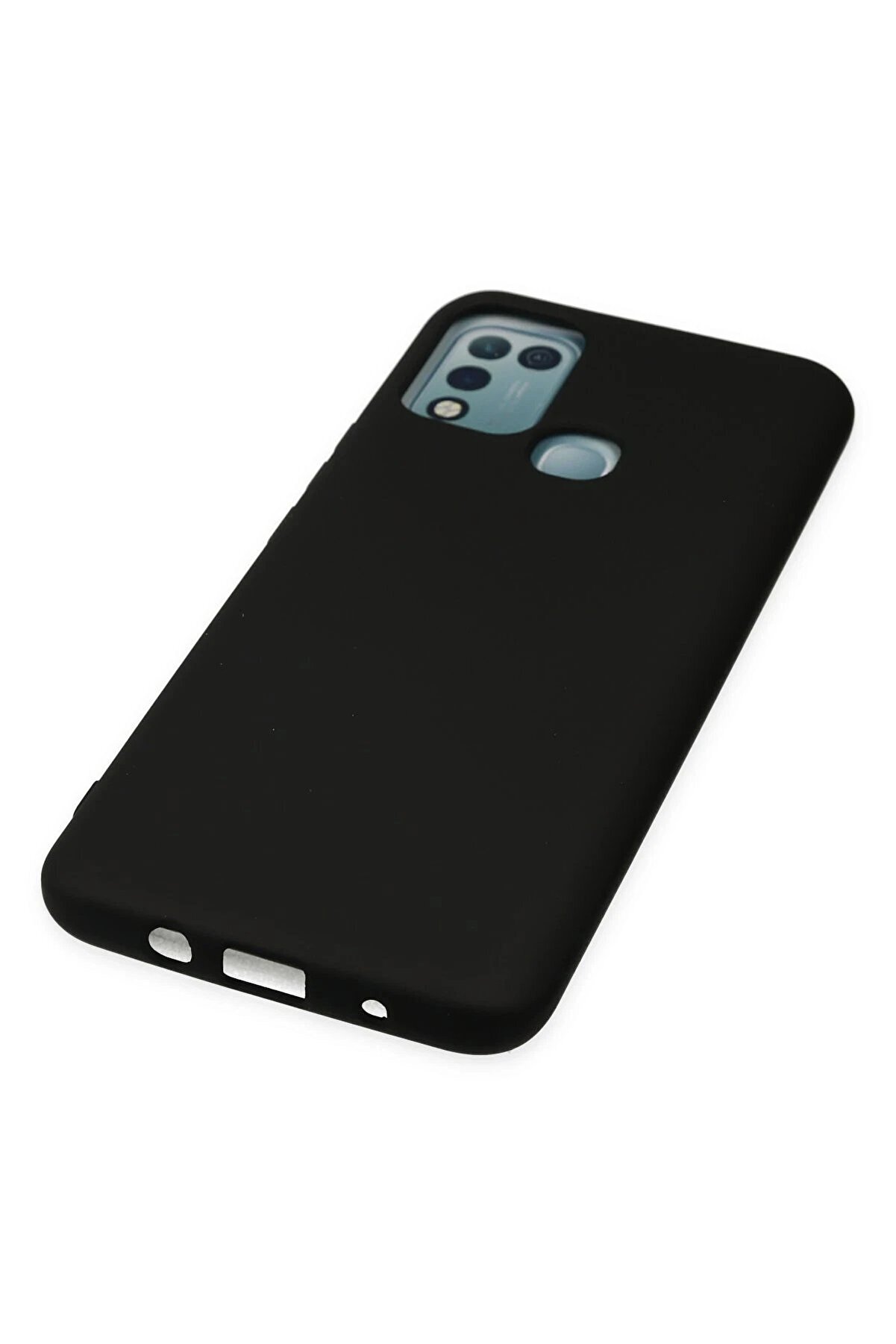 İnfi̇ni̇x Hot 10 Play Kılıf Nano İ&ccedil;i̇ Kadi̇fe Si̇li̇kon - Si̇yah - Dropx4148-6910