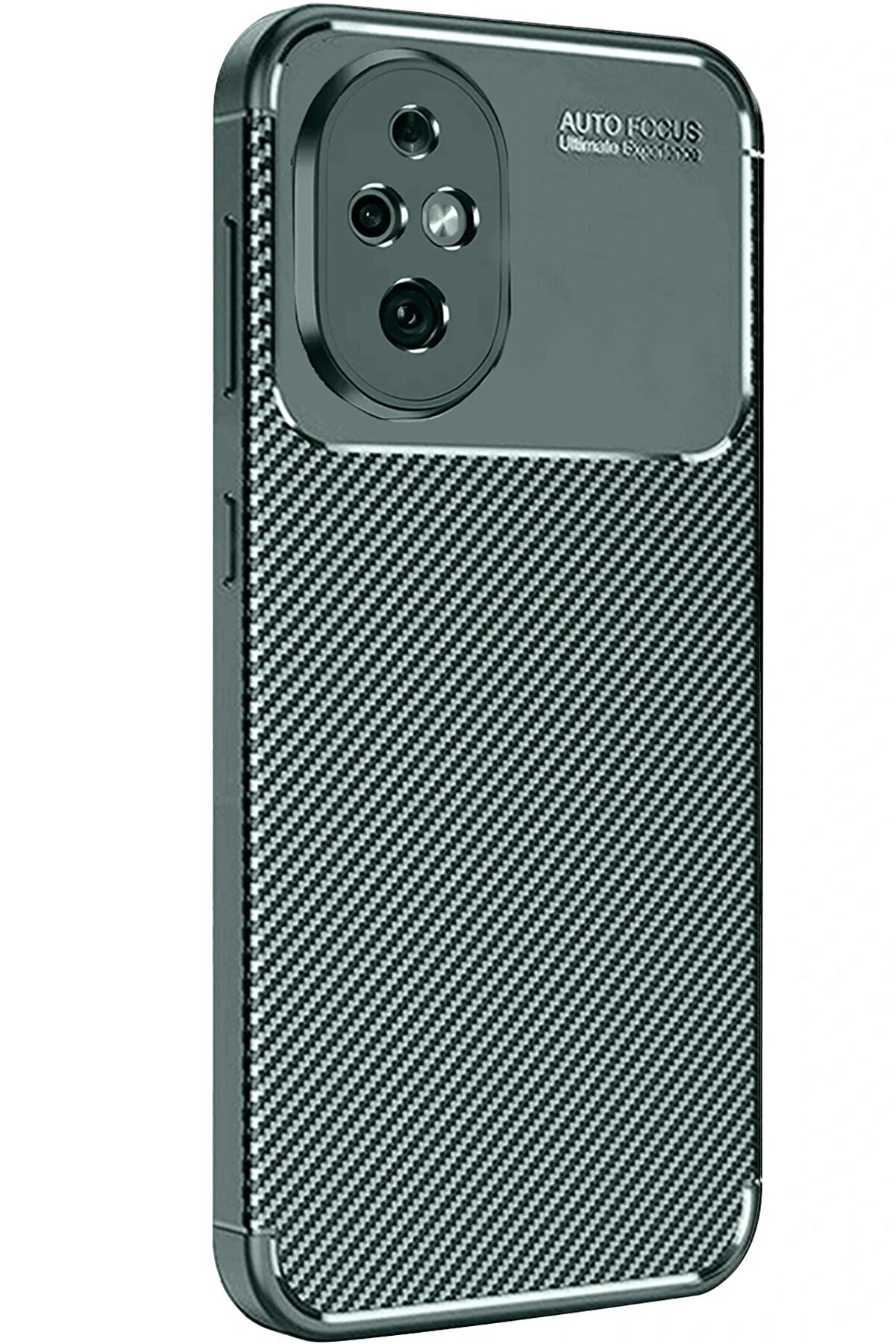 Honor 200 Kılıf Auto Focus Karbon Kapak - Koyu Yeşi̇l - Dropx3137-4962