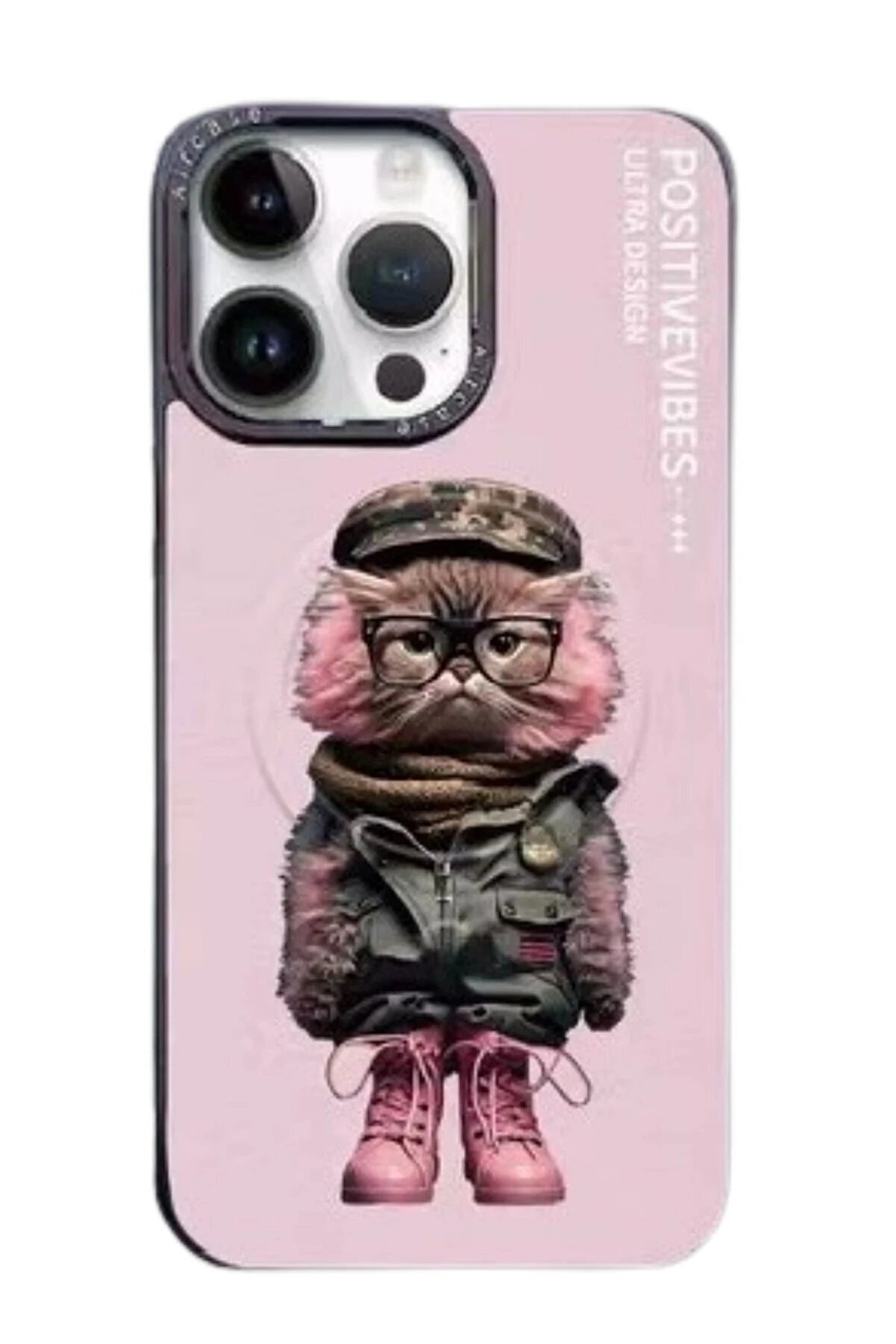 CepteToptan iPhone 14 Pro Fun Magsafe Kapak - Pembe - DROPX7519-1258