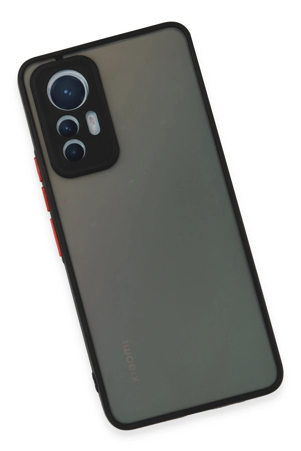 Xi̇aomi̇ Mi̇ 12 Li̇te Kılıf Montreal Si̇li̇kon Kapak - Si̇yah - Dropx8262-3527