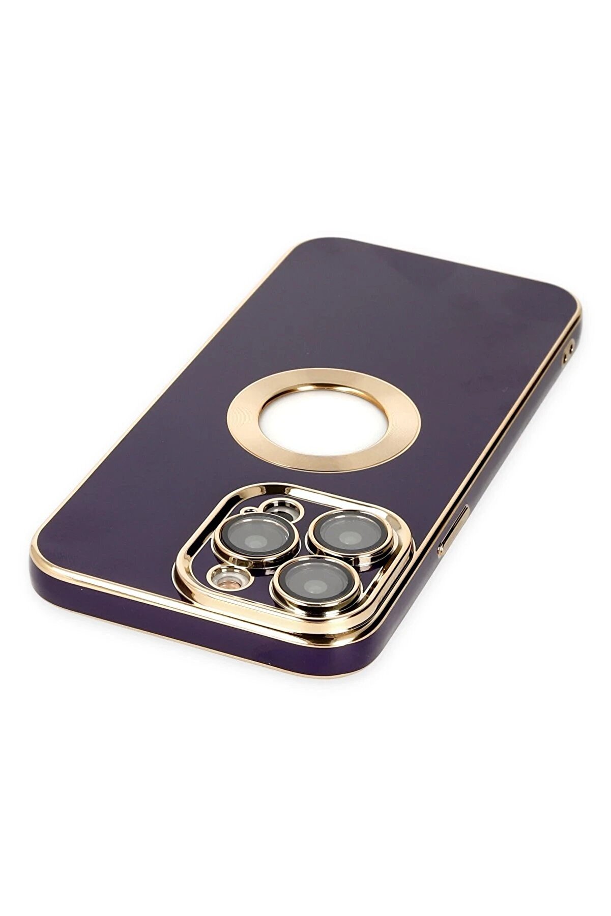 İphone 13 Pro Kılıf Store Si̇li̇kon - Deri̇n Mor - Dropx3635-3939