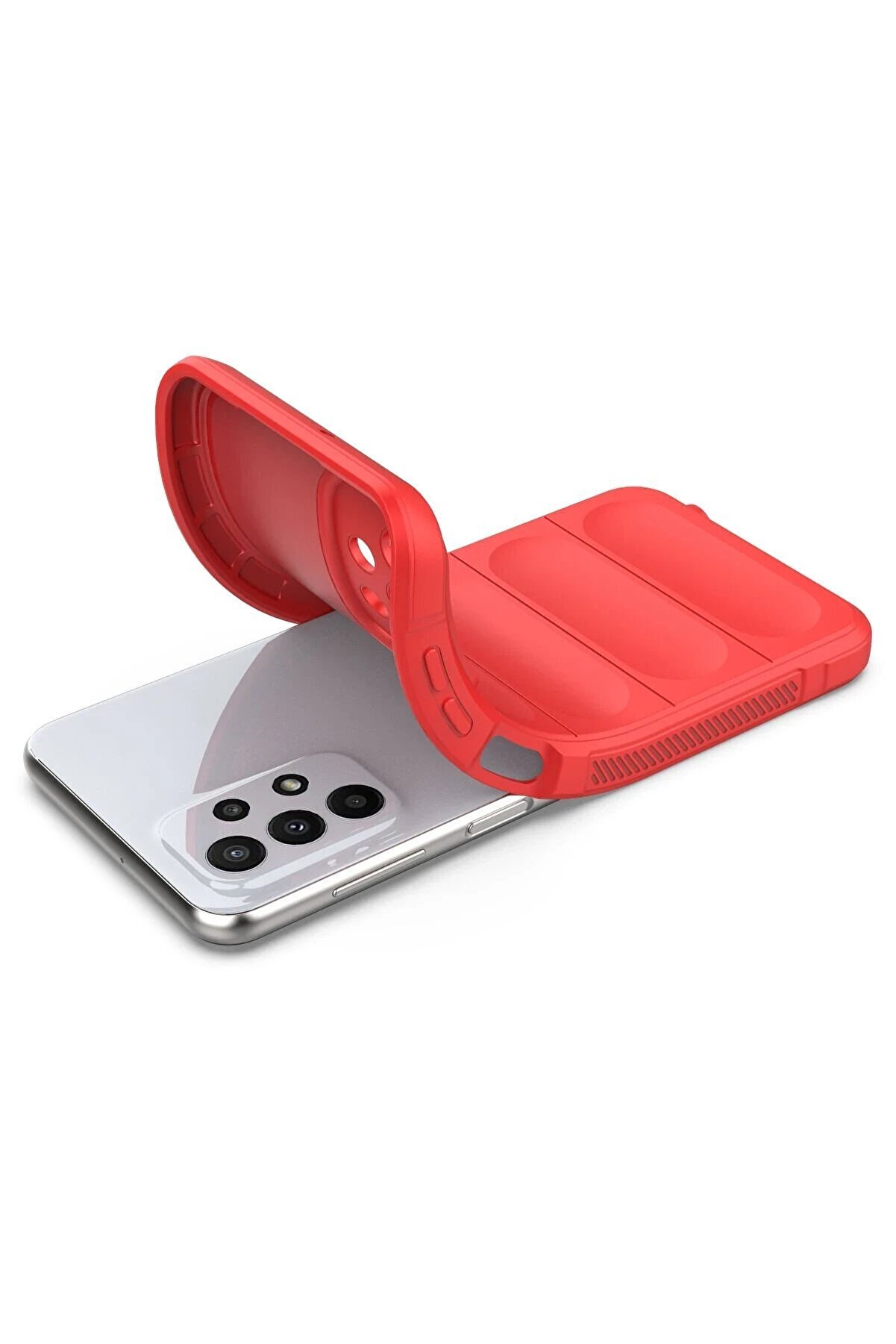 Samsung Galaxy A23 4G Kılıf Opti̇mum Si̇li̇kon - Kırmızı - Dropx9536-8417