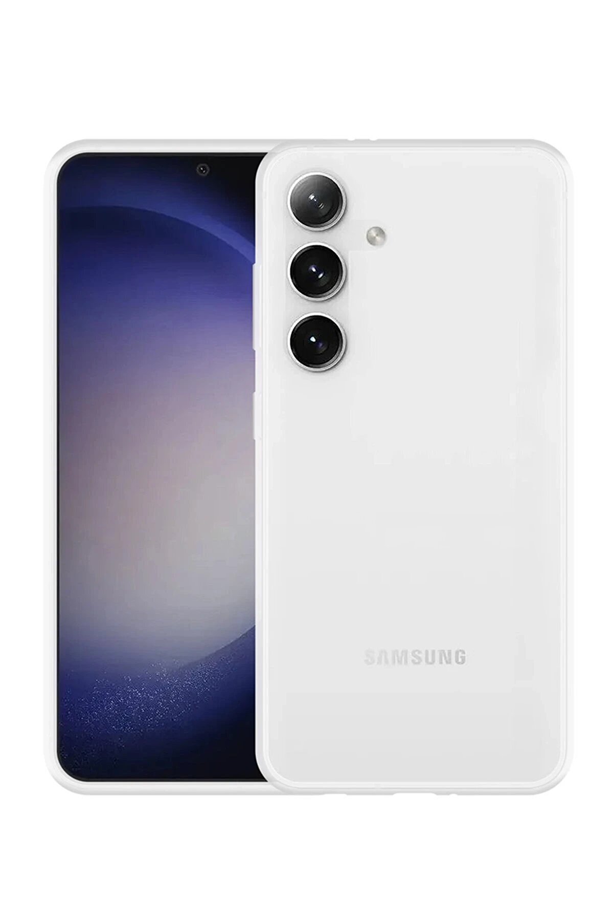 Samsung Galaxy S24 Kılıf Lüx Şeffaf Si̇li̇kon - Dropx2255-4755