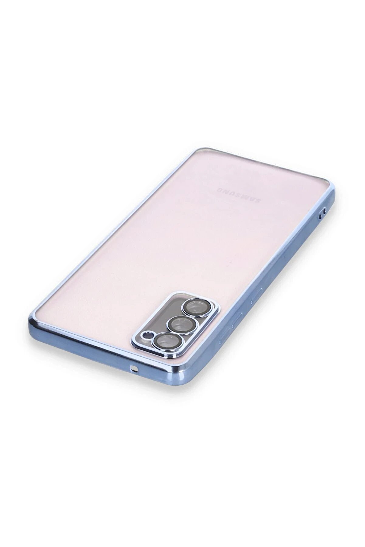 Samsung Galaxy S20 Fe Kılıf Lensli̇ Si̇li̇kon - Açık Mavi̇ - Dropx9044-4303