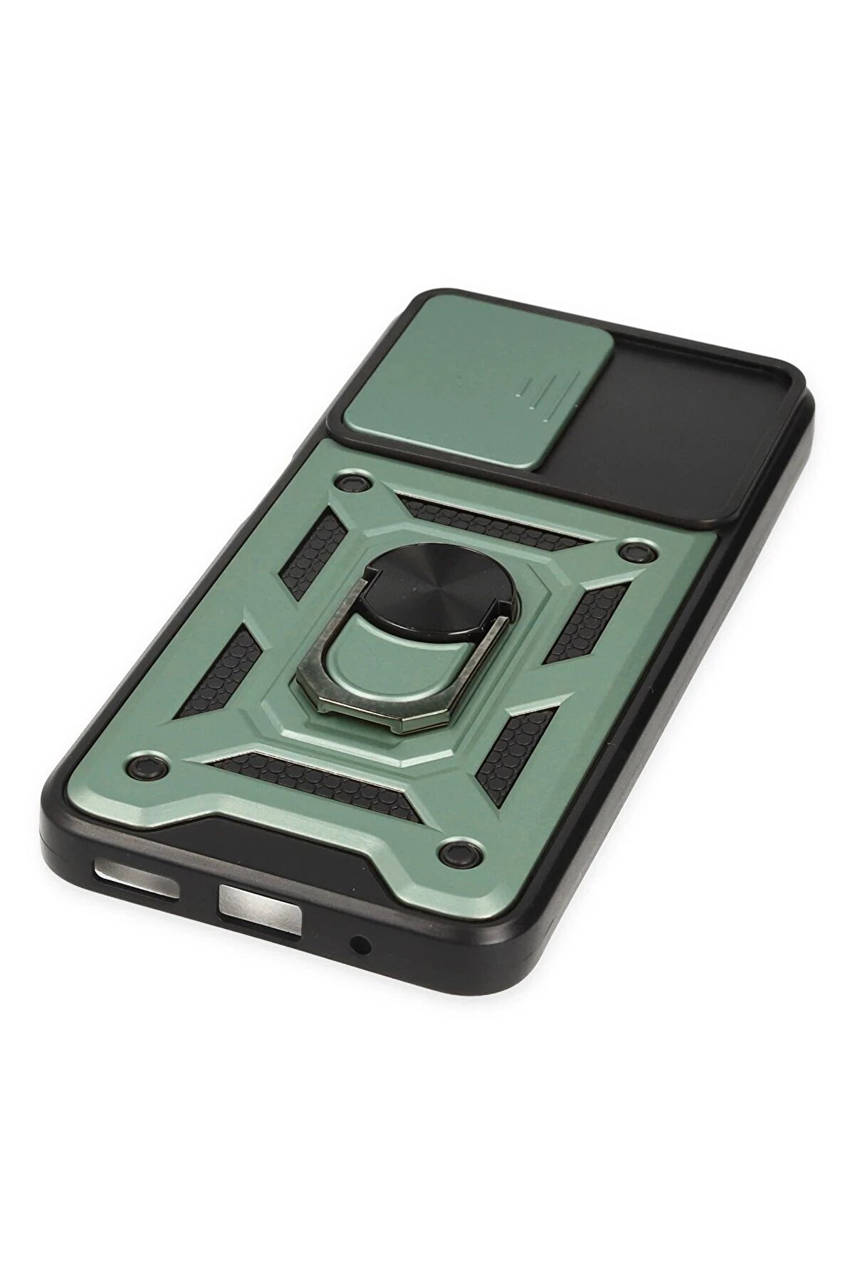 Xi̇aomi̇ Poco M5 Kılıf Pars Lens Y&uuml;z&uuml;kl&uuml; Si̇li̇kon - Yeşi̇l - Dropx7981-6896