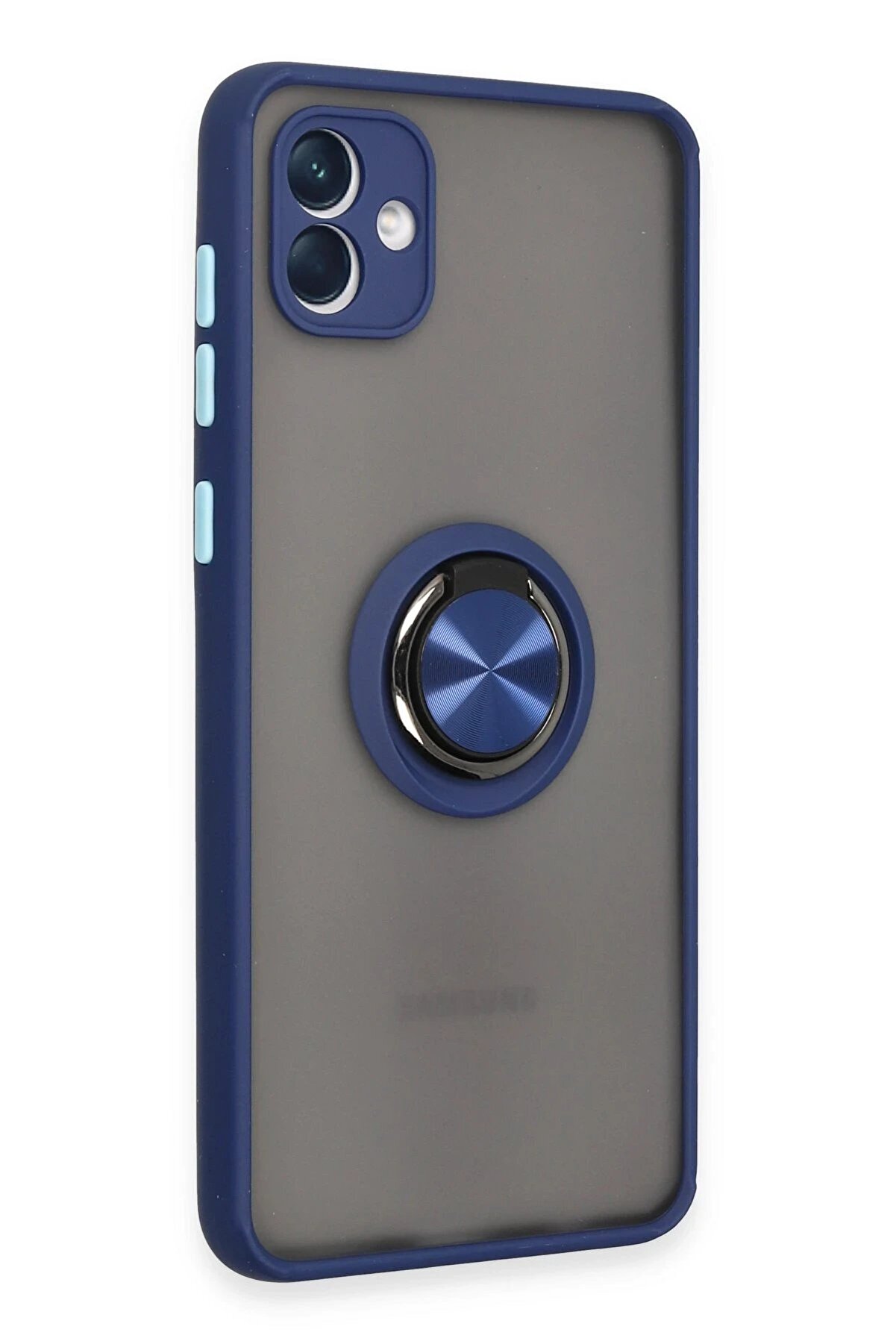 Samsung Galaxy A04 Kılıf Montreal Y&uuml;z&uuml;kl&uuml; Si̇li̇kon Kapak - Laci̇vert - Dropx6968-6331