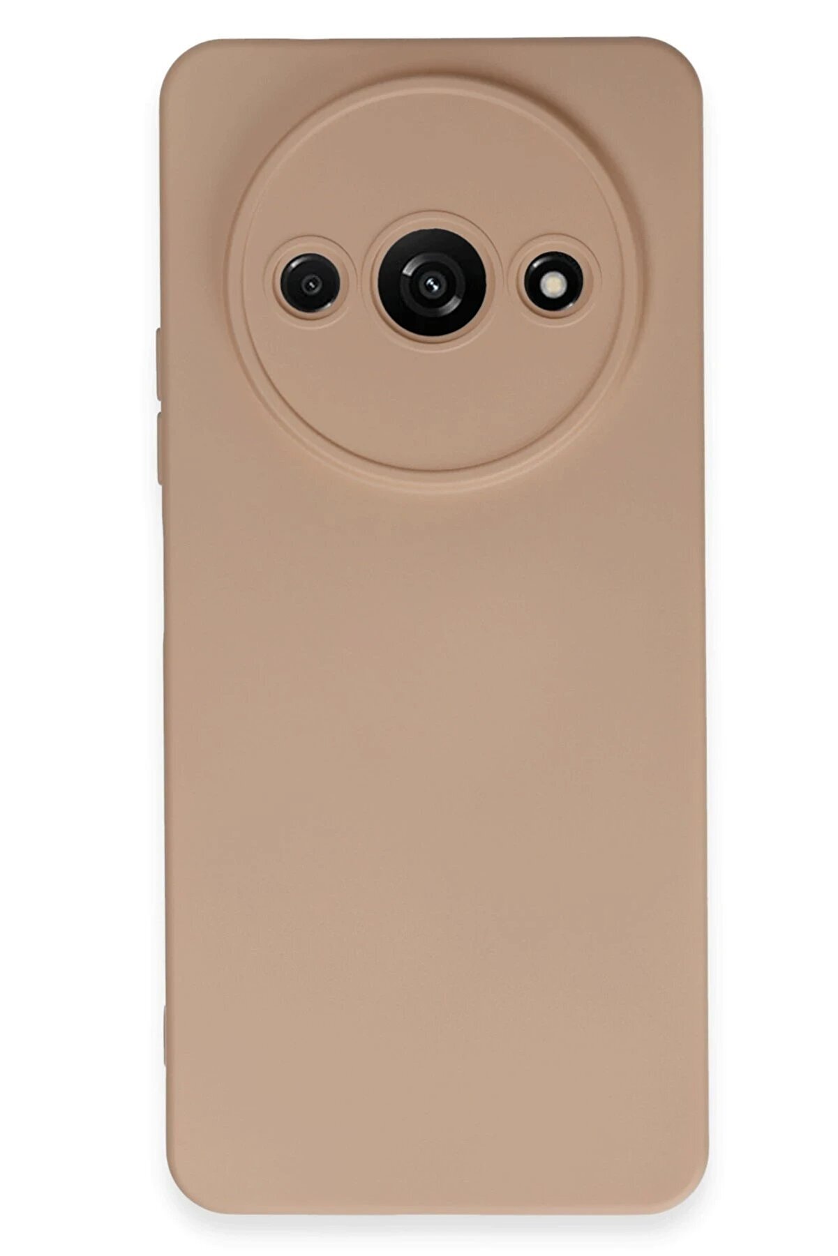 CepteToptan Newface Xiaomi Redmi A3 4G Kılıf Nano içi Kadife Silikon - Pudra