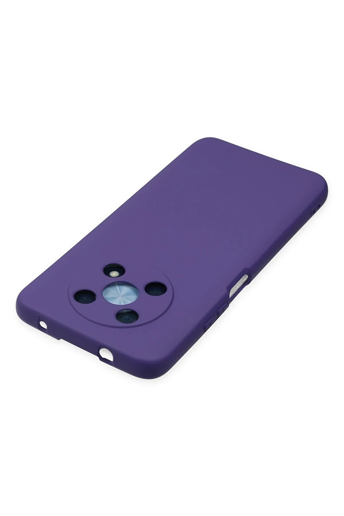 Huawei̇ Nova Y90 Kılıf Nano İçi̇ Kadi̇fe Si̇li̇kon - Mor - Dropx6577-9304