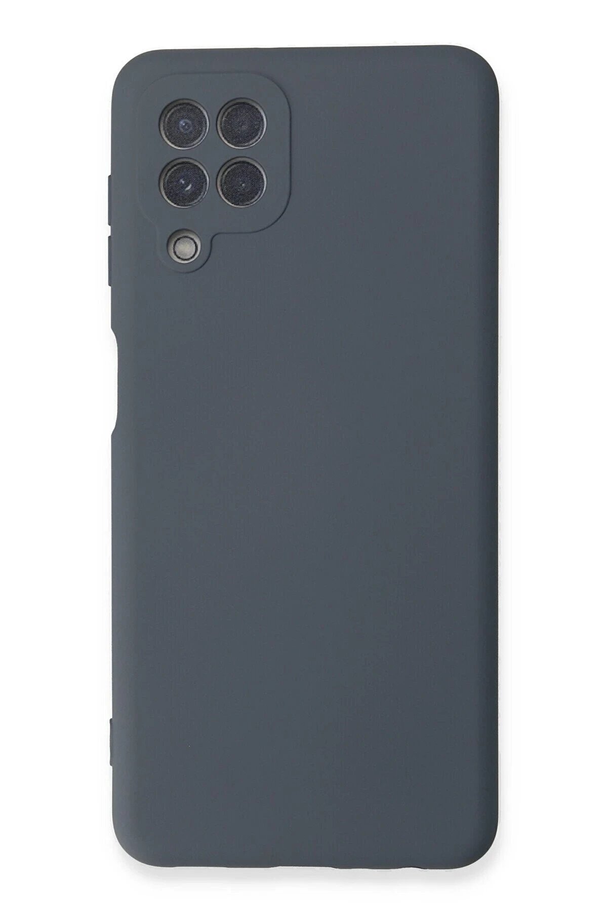 CepteToptan Samsung Galaxy A22 Kılıf Nano içi Kadife Silikon - Gri - DROPX9435-8981