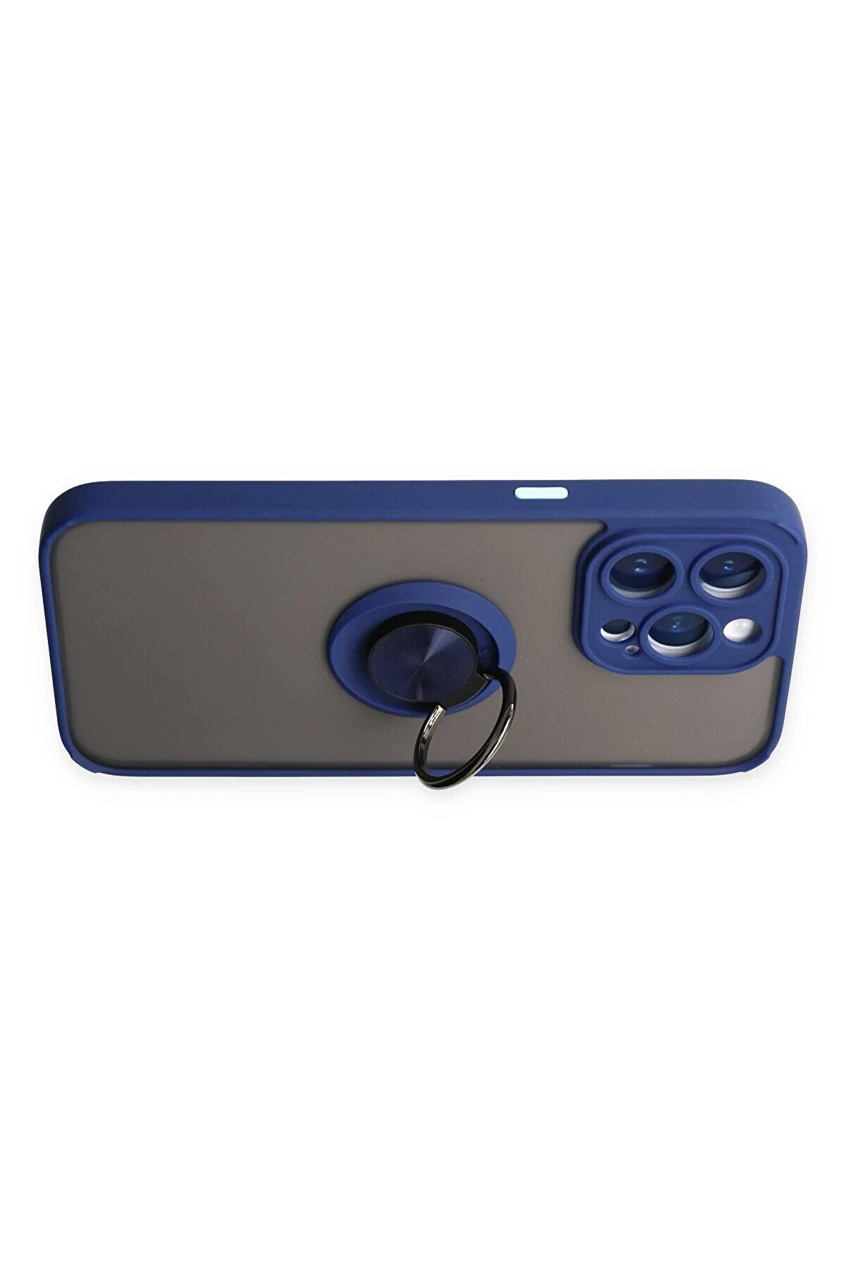 İphone 14 Pro Kılıf Montreal Y&uuml;z&uuml;kl&uuml; Si̇li̇kon Kapak - Laci̇vert - Dropx9401-7710