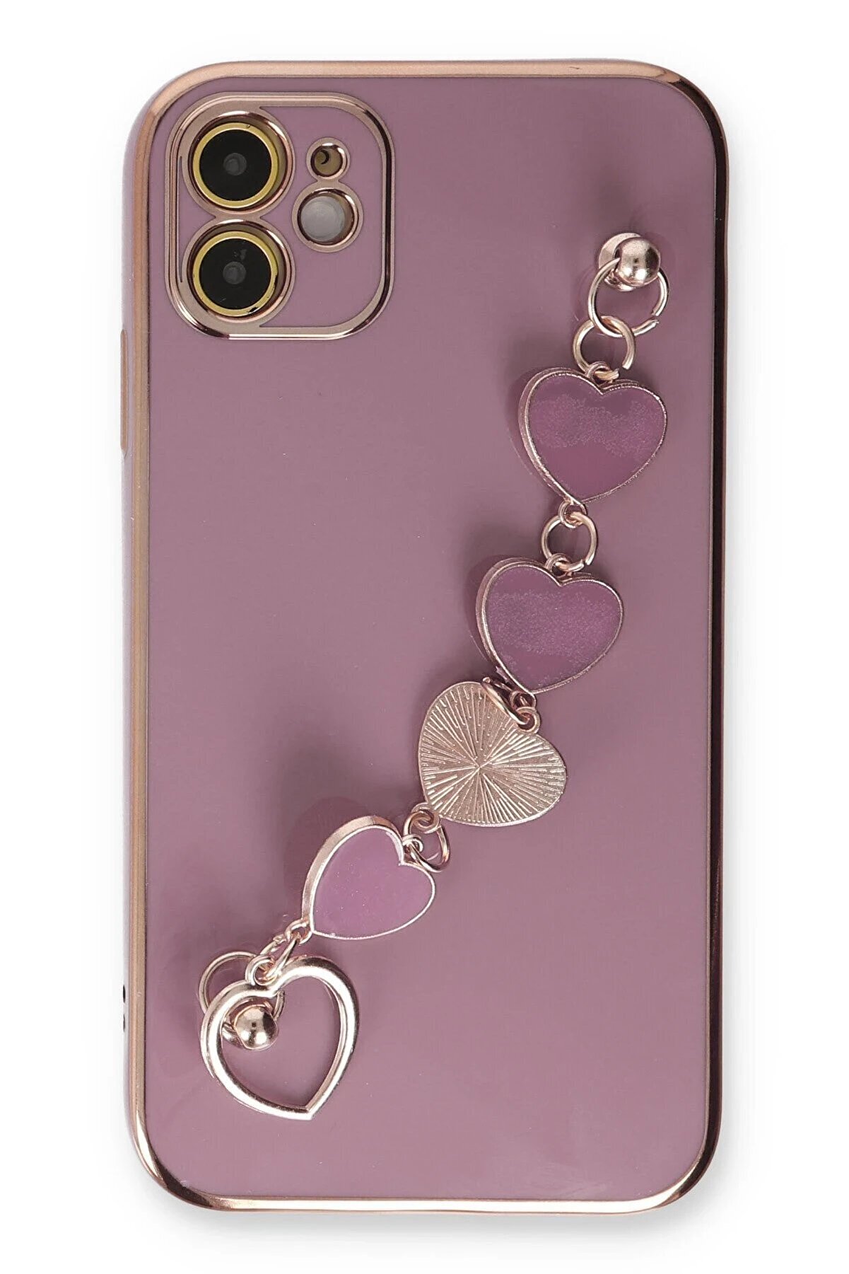 İphone 12 Kılıf Esi̇la Si̇li̇kon - Mor - Dropx3972-4929