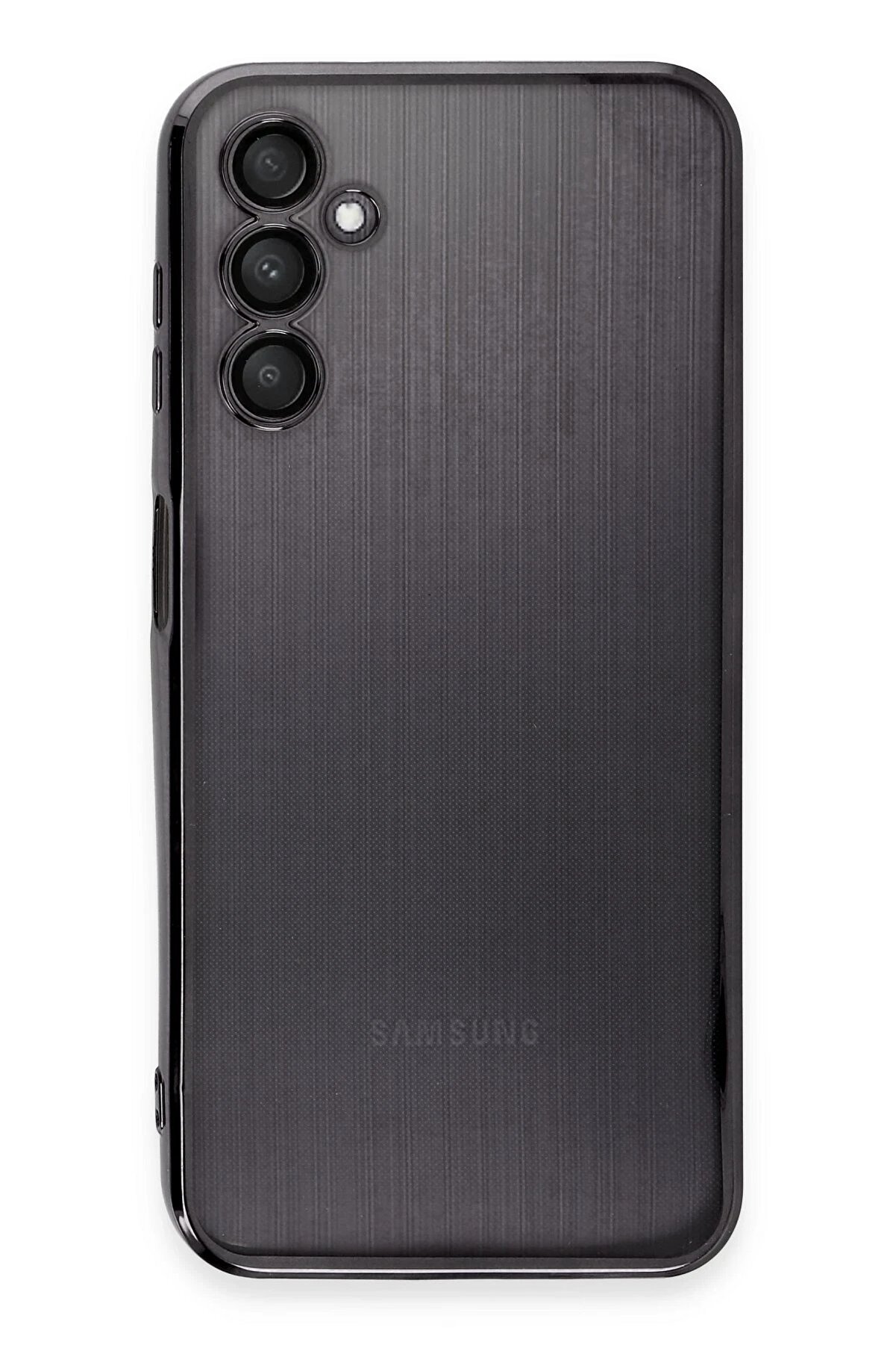 Samsung Galaxy A14 4G Kılıf Lensli̇ Si̇li̇kon - Si̇yah - Dropx4062-2228