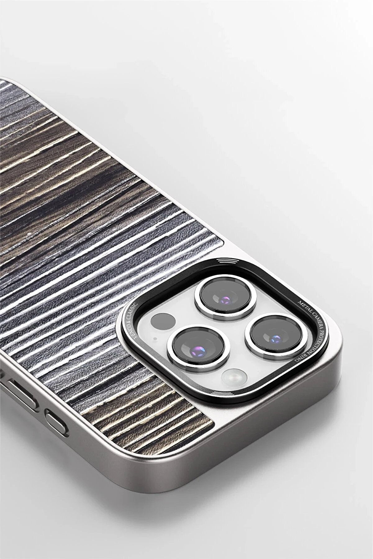 İphone 14 Pro Max Wave Kapak - Koyu Kahve