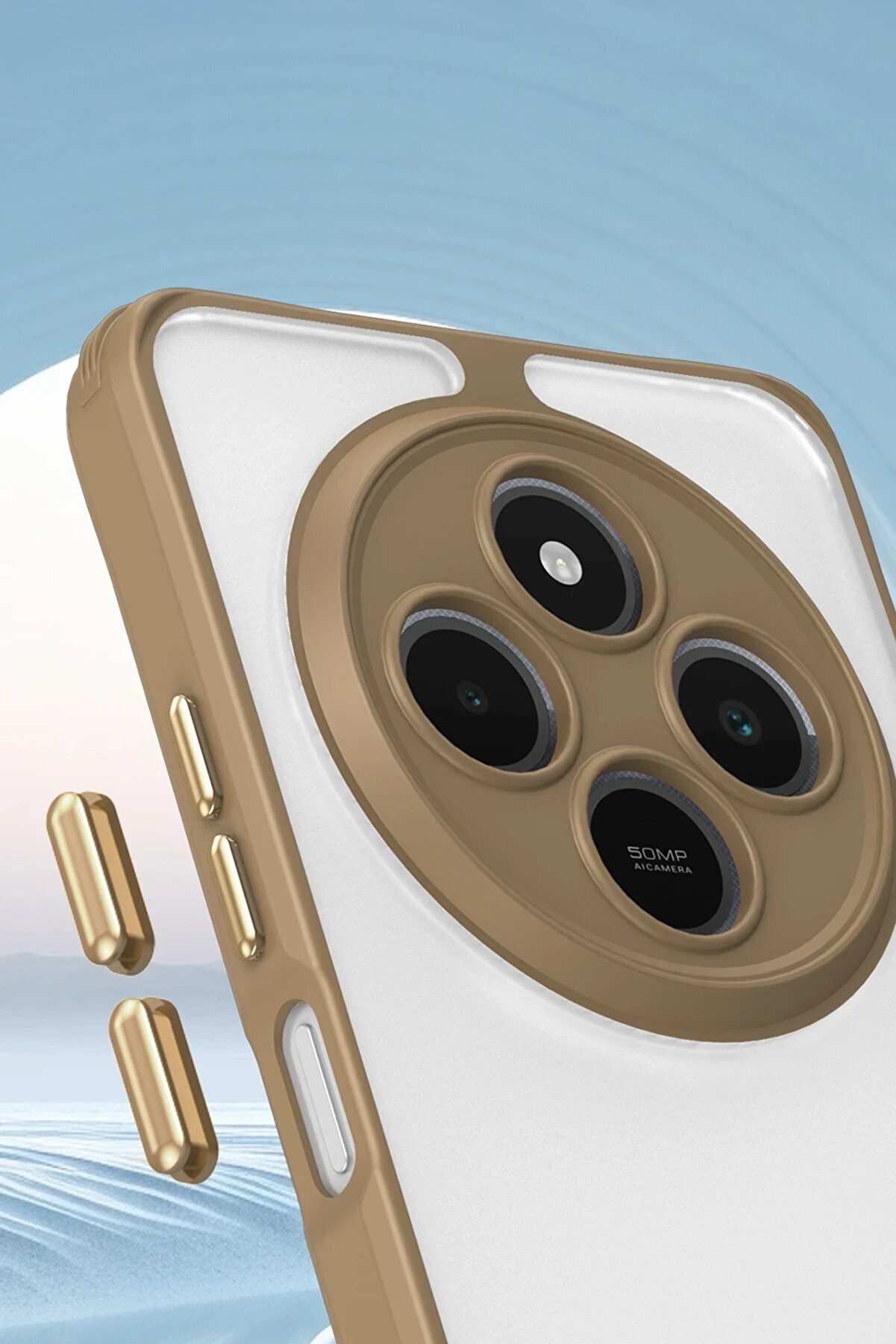 Xi̇aomi̇ Redmi̇ 14C Kılıf Penta Si̇li̇kon Kılıf - Çöl Ti̇tanyum - Dropx8109-2648