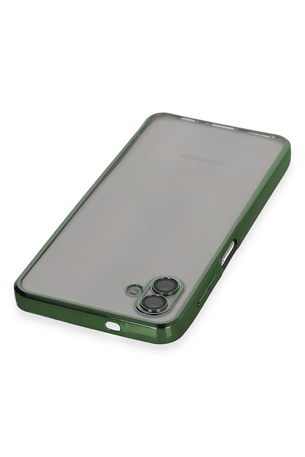 Samsung Galaxy A04 Kılıf Lensli̇ Si̇li̇kon - Yeşi̇l - Dropx5421-6258