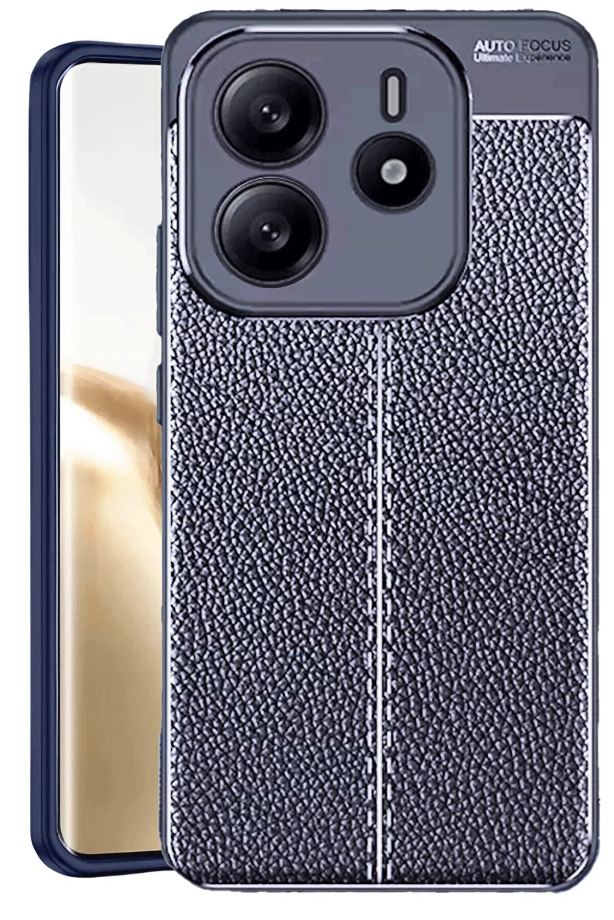 Xi̇aomi̇ Redmi̇ Note 14 4G Kılıf Auto Focus Kapak - Laci̇vert - Dropx5390-7580