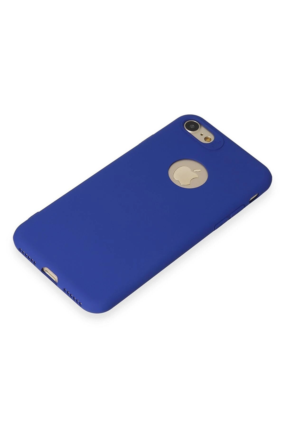 İphone 7 Kılıf Fi̇rst Si̇li̇kon - Laci̇vert - Dropx5922-8525