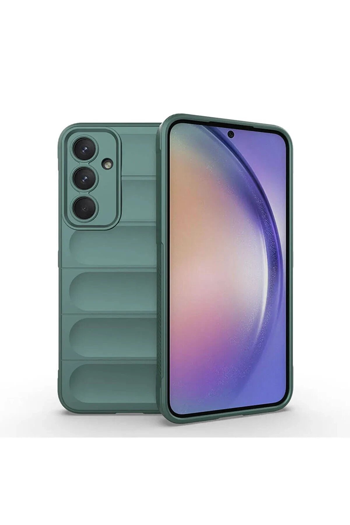 Samsung Galaxy A26 Kılıf Opti̇mum Si̇li̇kon - Koyu Yeşi̇l - Dropx8246-5067