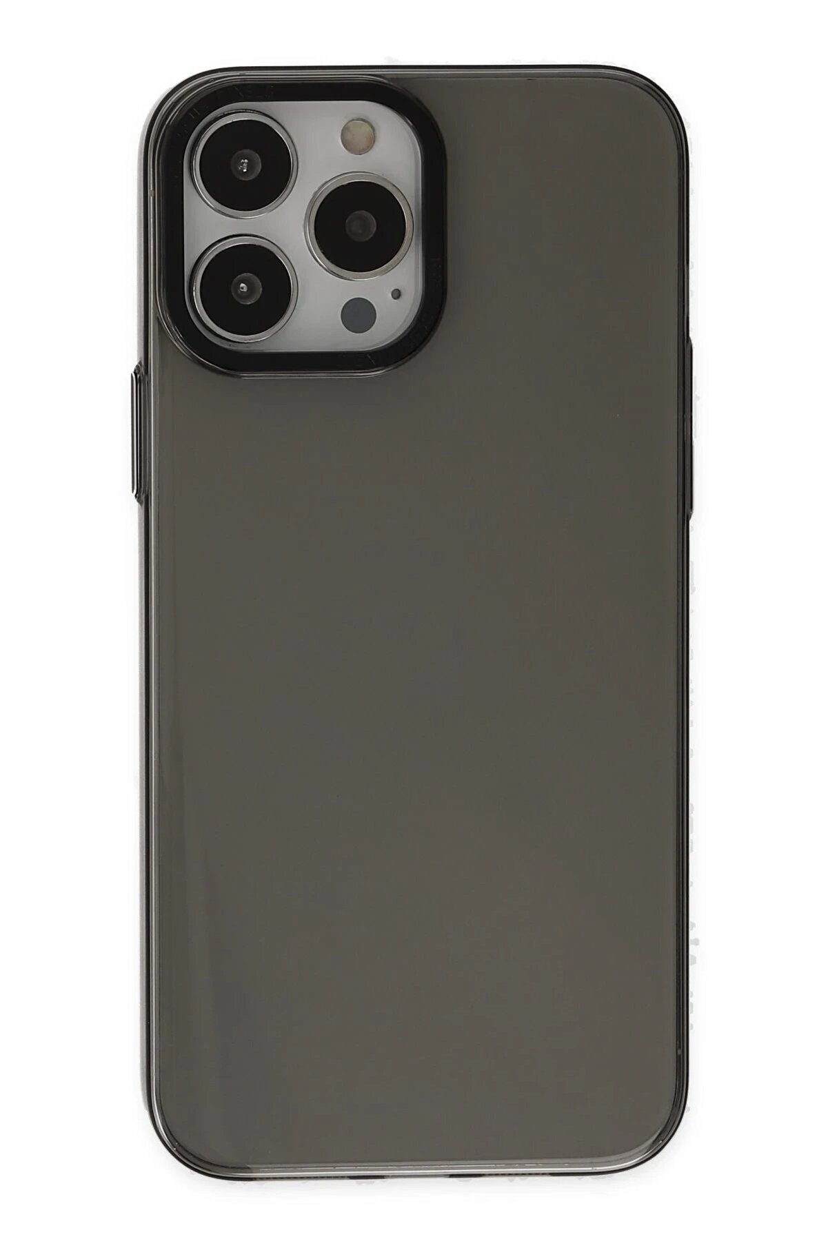 CepteToptan iPhone 14 Pro Kılıf Anka PC Sert Metal Kapak - Siyah - DROPX6453-3740