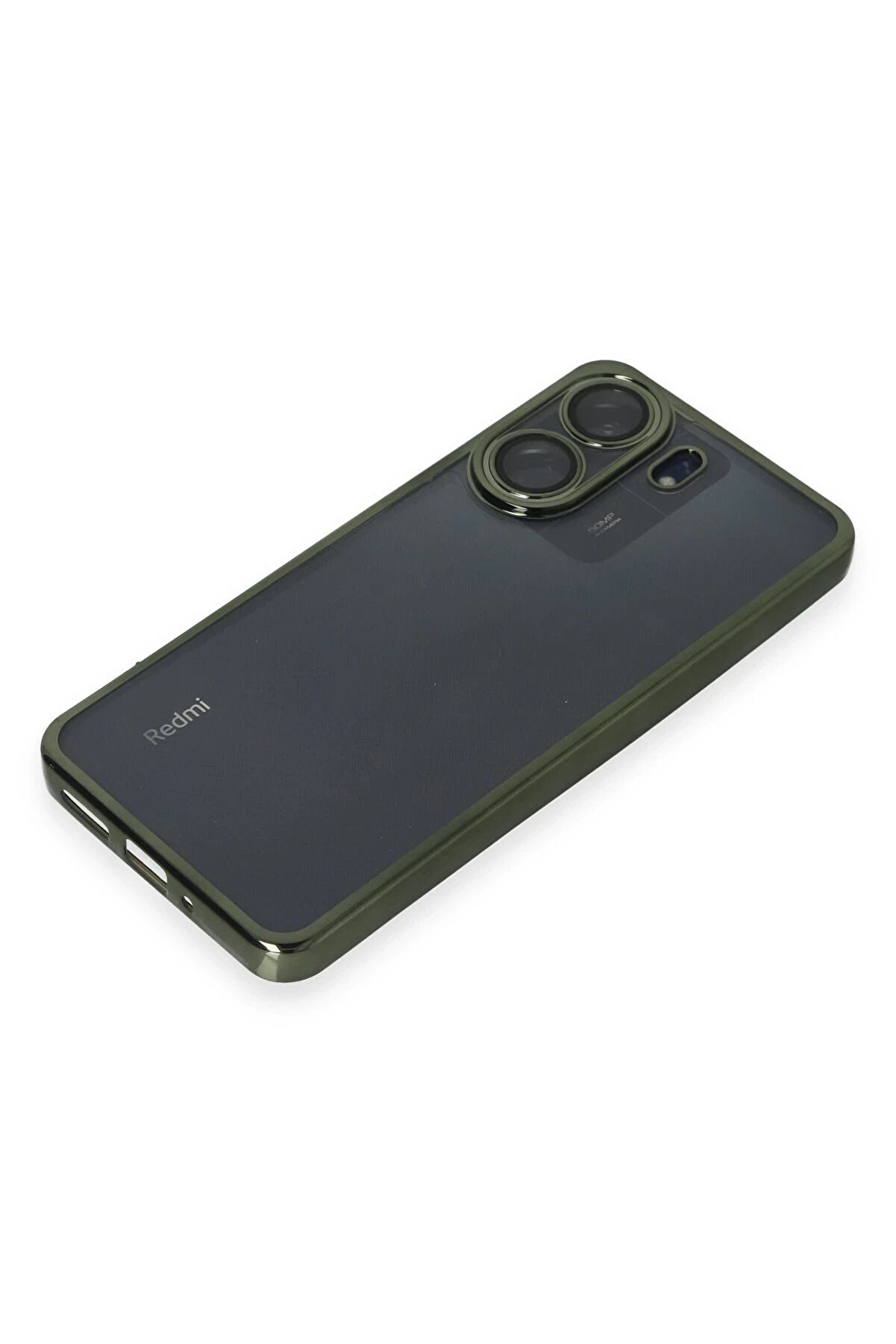 Xi̇aomi̇ Redmi̇ 13C Kılıf Lensli̇ Si̇li̇kon - Yeşi̇l - Dropx4364-2723