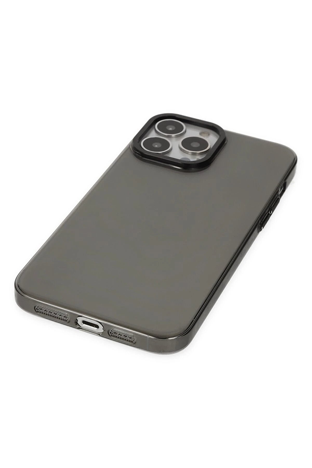 İphone 13 Pro Kılıf Anka Pc Sert Metal Kapak - Si̇yah - Dropx8490-3849