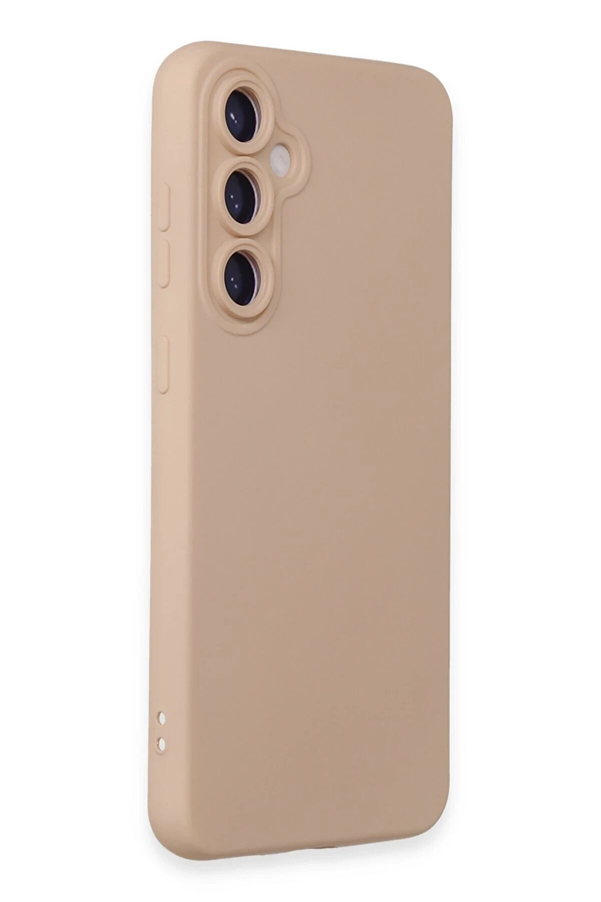 Samsung Galaxy S23 Fe Kılıf Nano İ&ccedil;i̇ Kadi̇fe Si̇li̇kon - Pudra - Dropx2787-1395