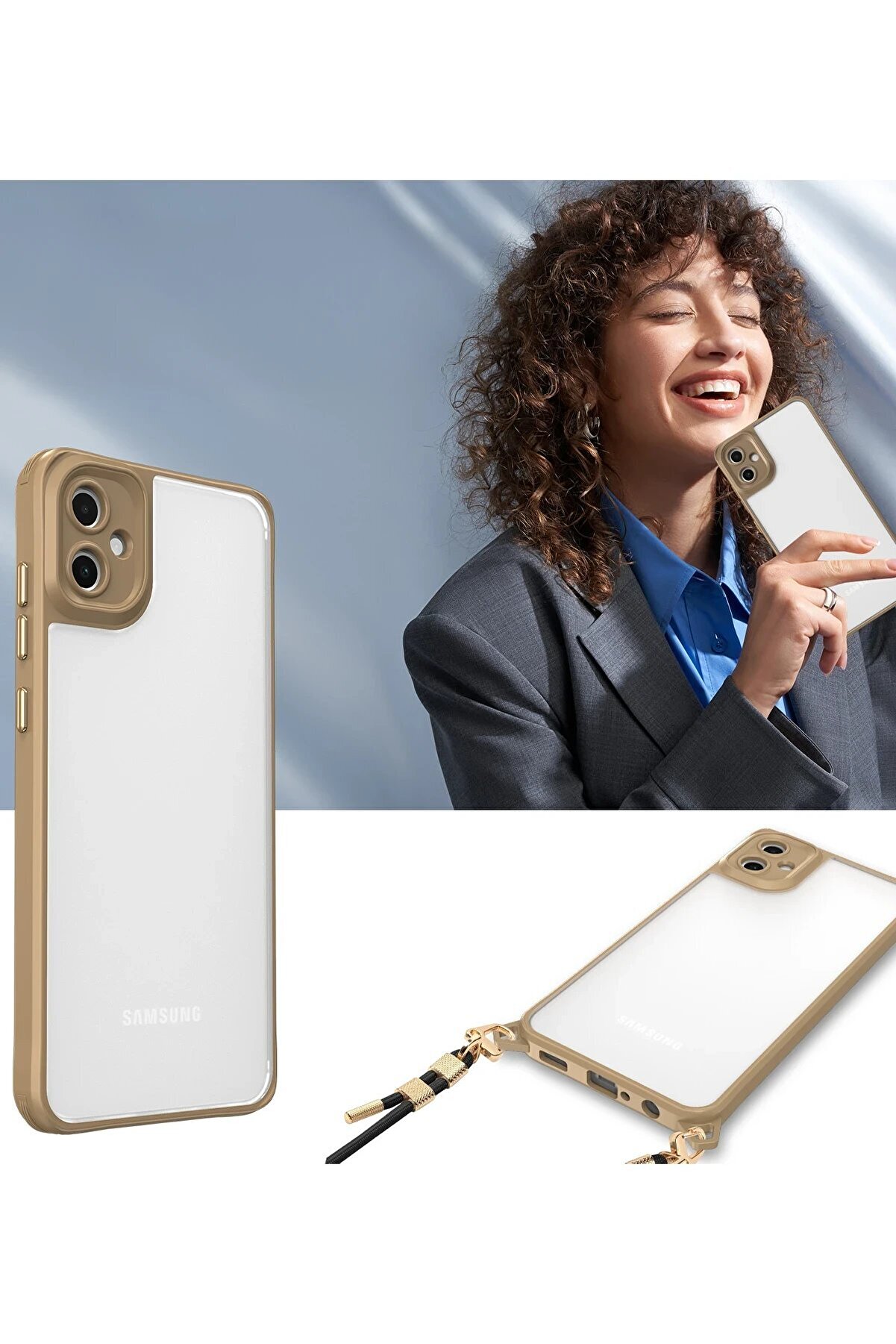 Samsung Galaxy A06 Kılıf Penta Si̇li̇kon Kılıf - Ti̇tan Gri̇ - Rovex1864-2038