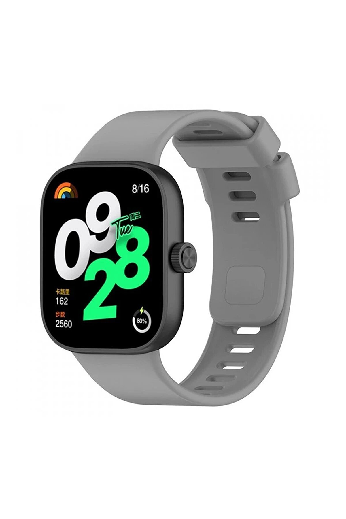 CepteToptan Xiaomi Redmi Watch 4 Klasik Kordon - Açık Gri - DROPX5010-8581